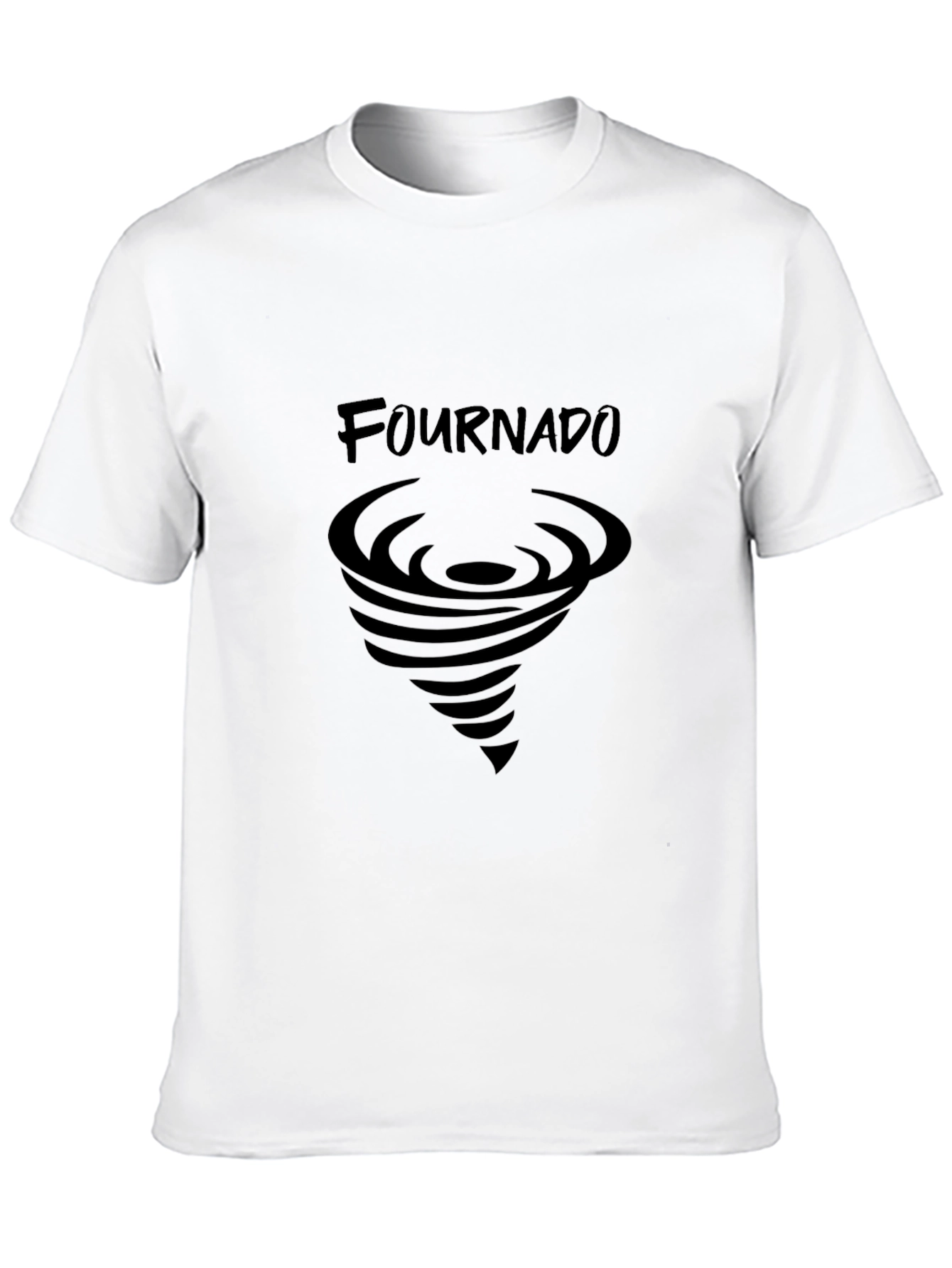 Fournado Black Graphic T-Shirt