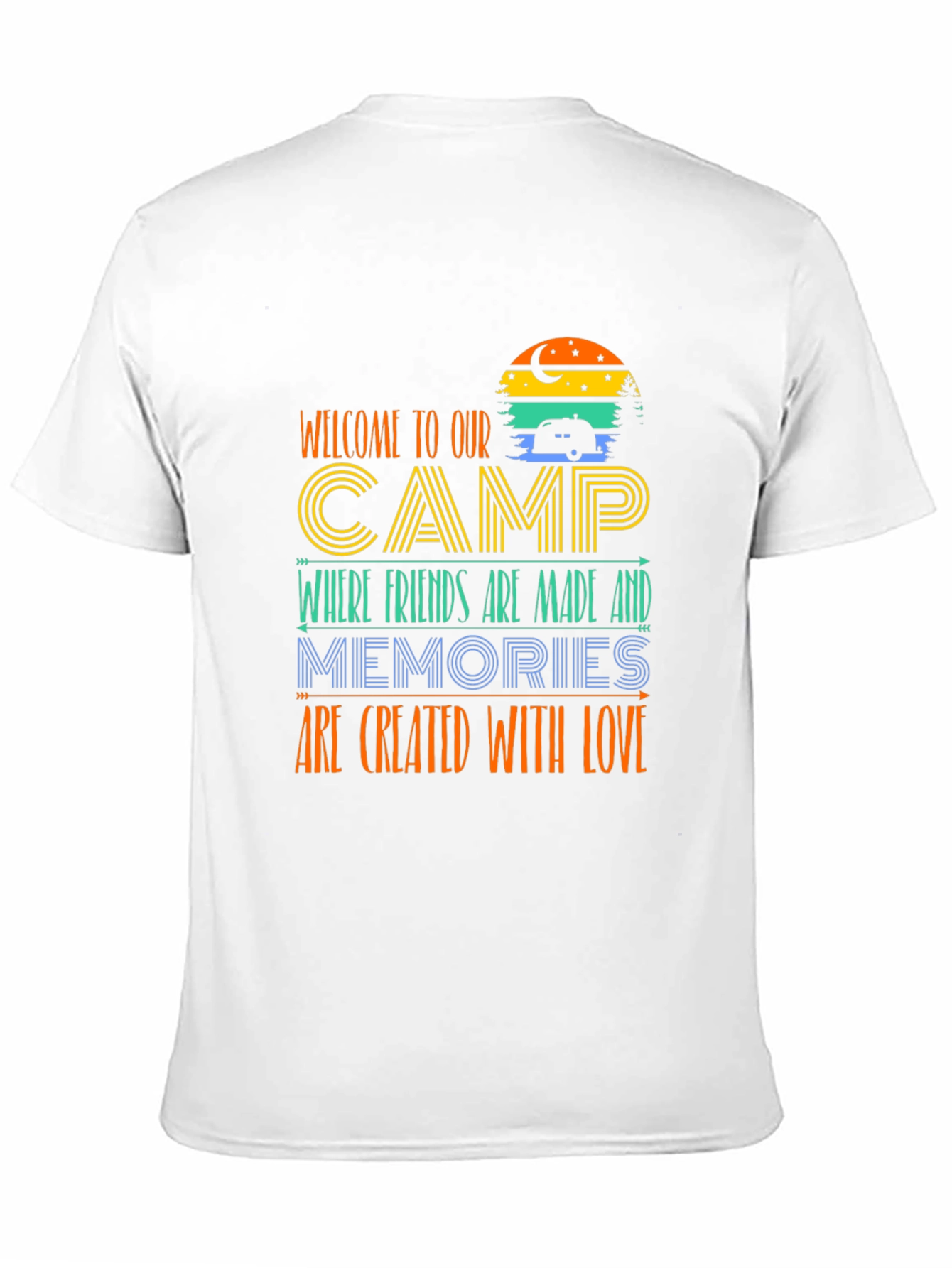 Camping Adventure T-Shirt: Welcome to Our Camp!