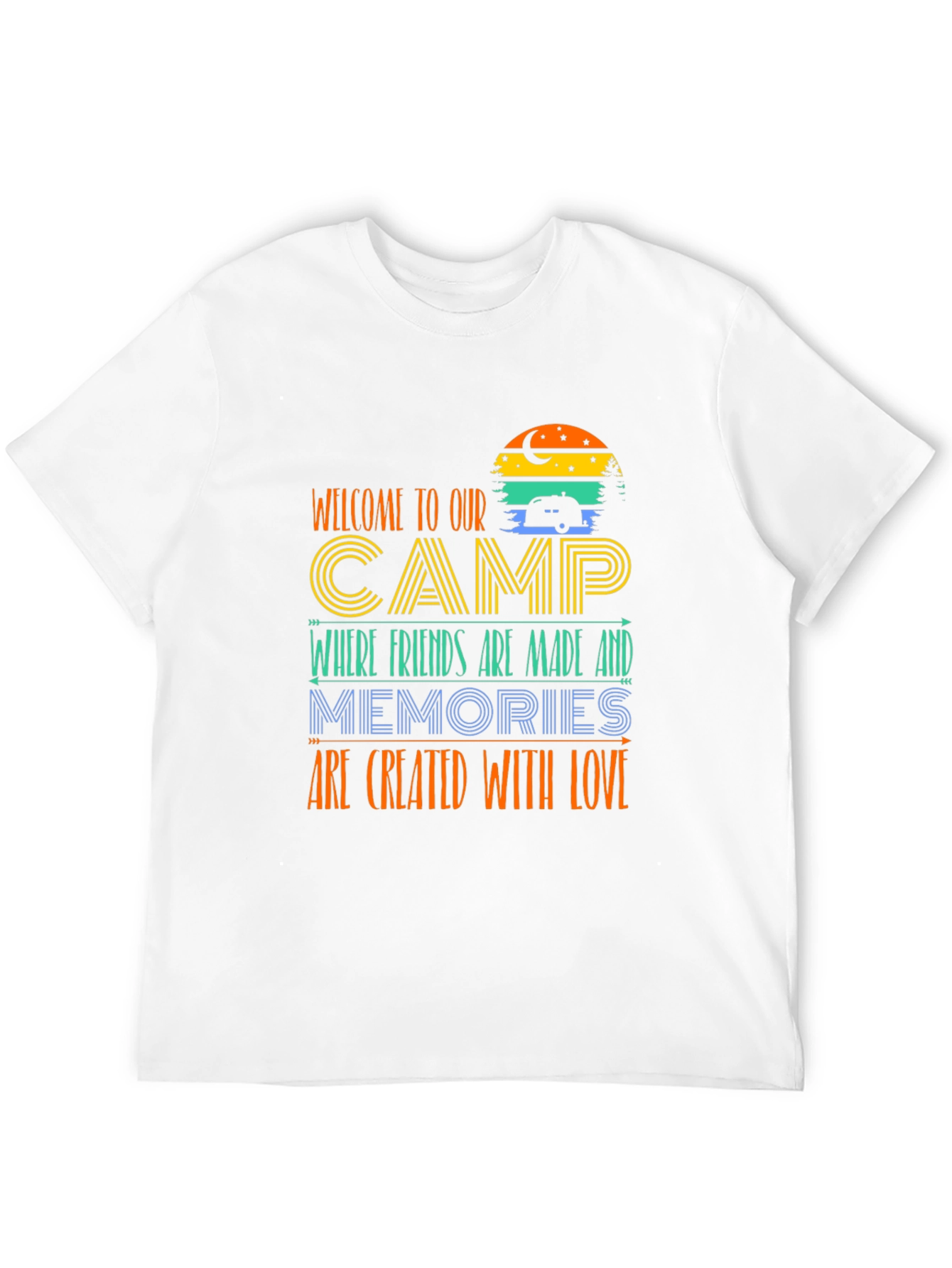 Camping Adventure T-Shirt: Welcome to Our Camp!