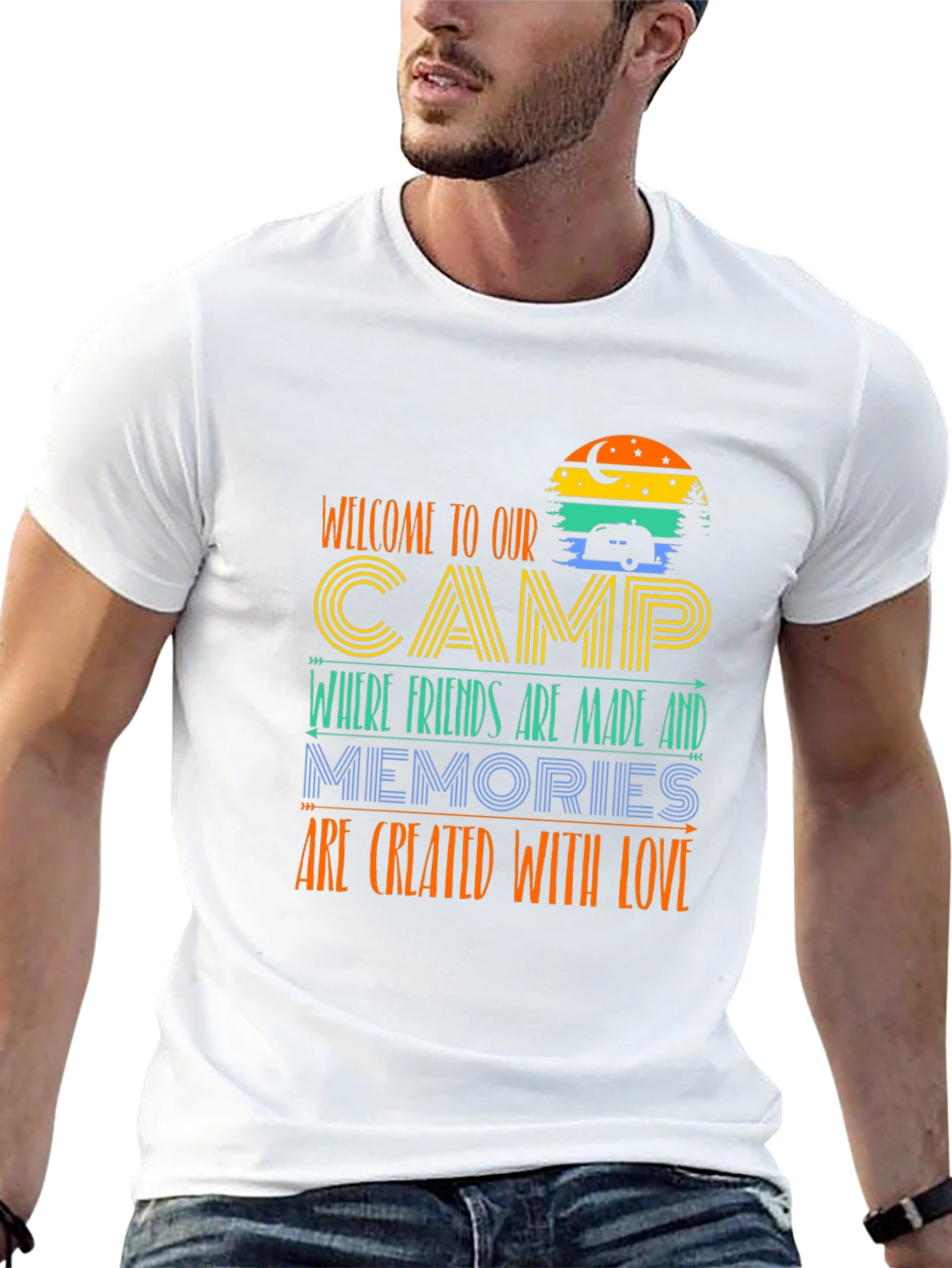 Camping Adventure T-Shirt: Welcome to Our Camp!