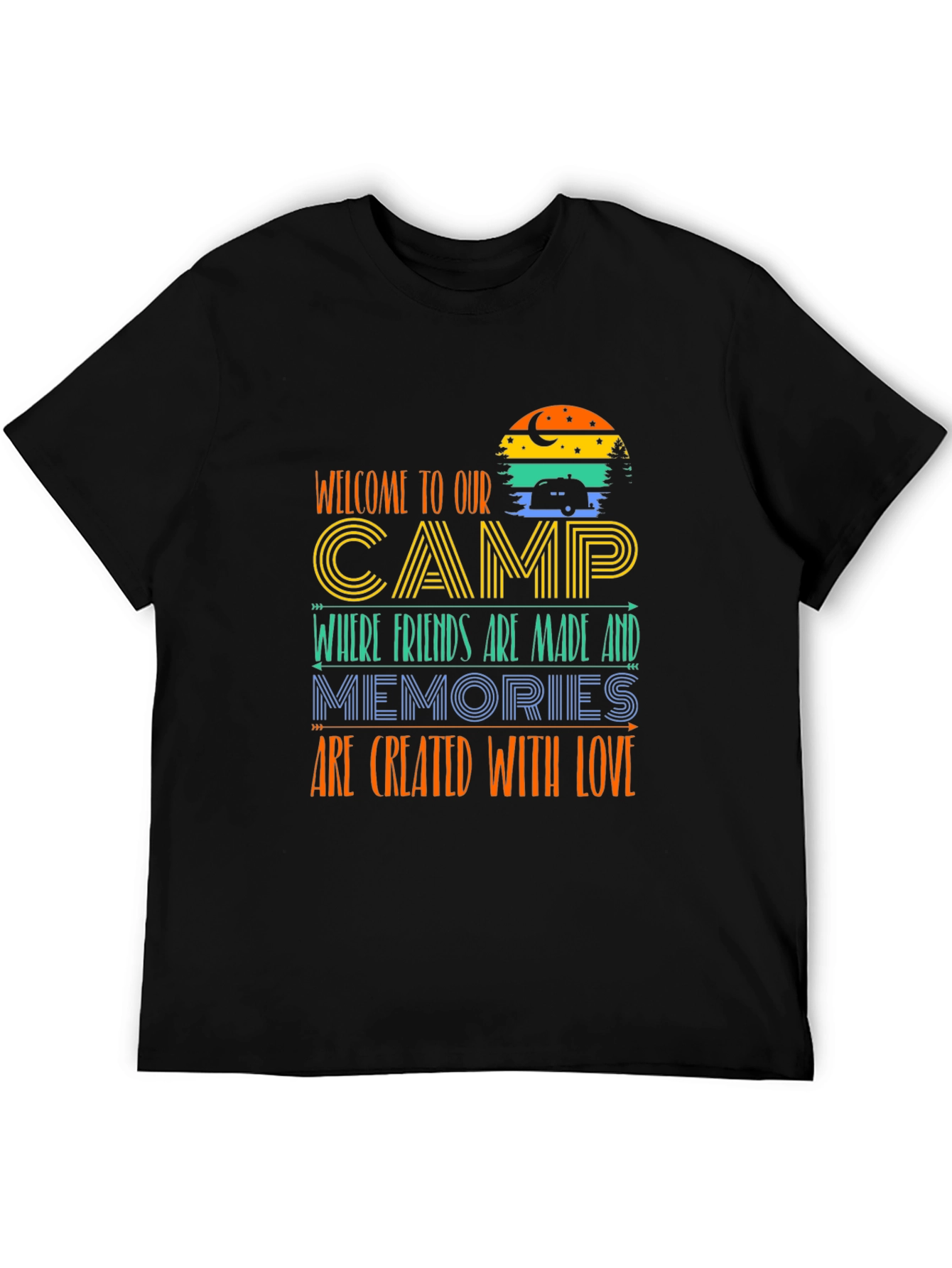 Camping Adventure T-Shirt: Welcome to Our Camp!