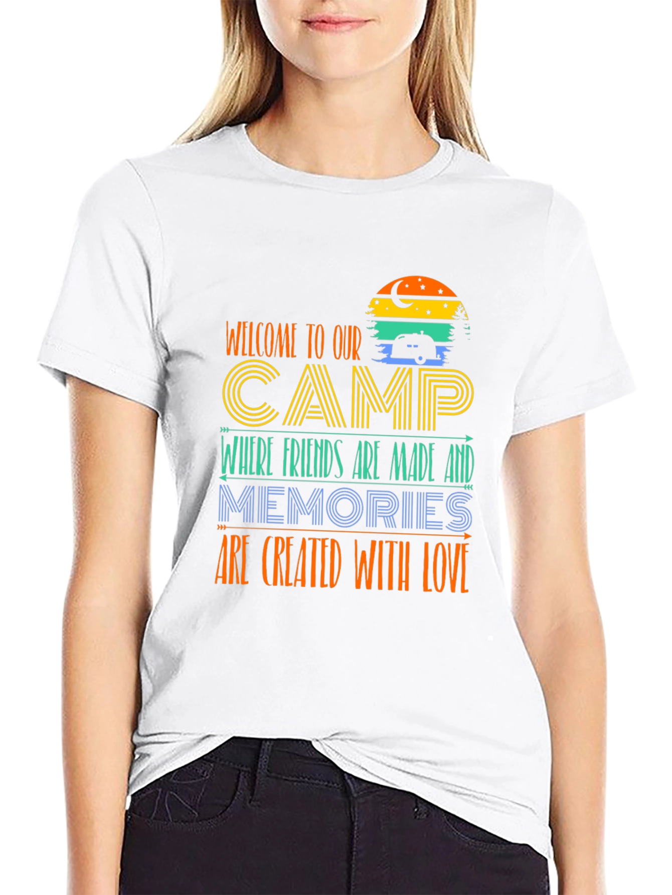 Camping Adventure T-Shirt: Welcome to Our Camp!