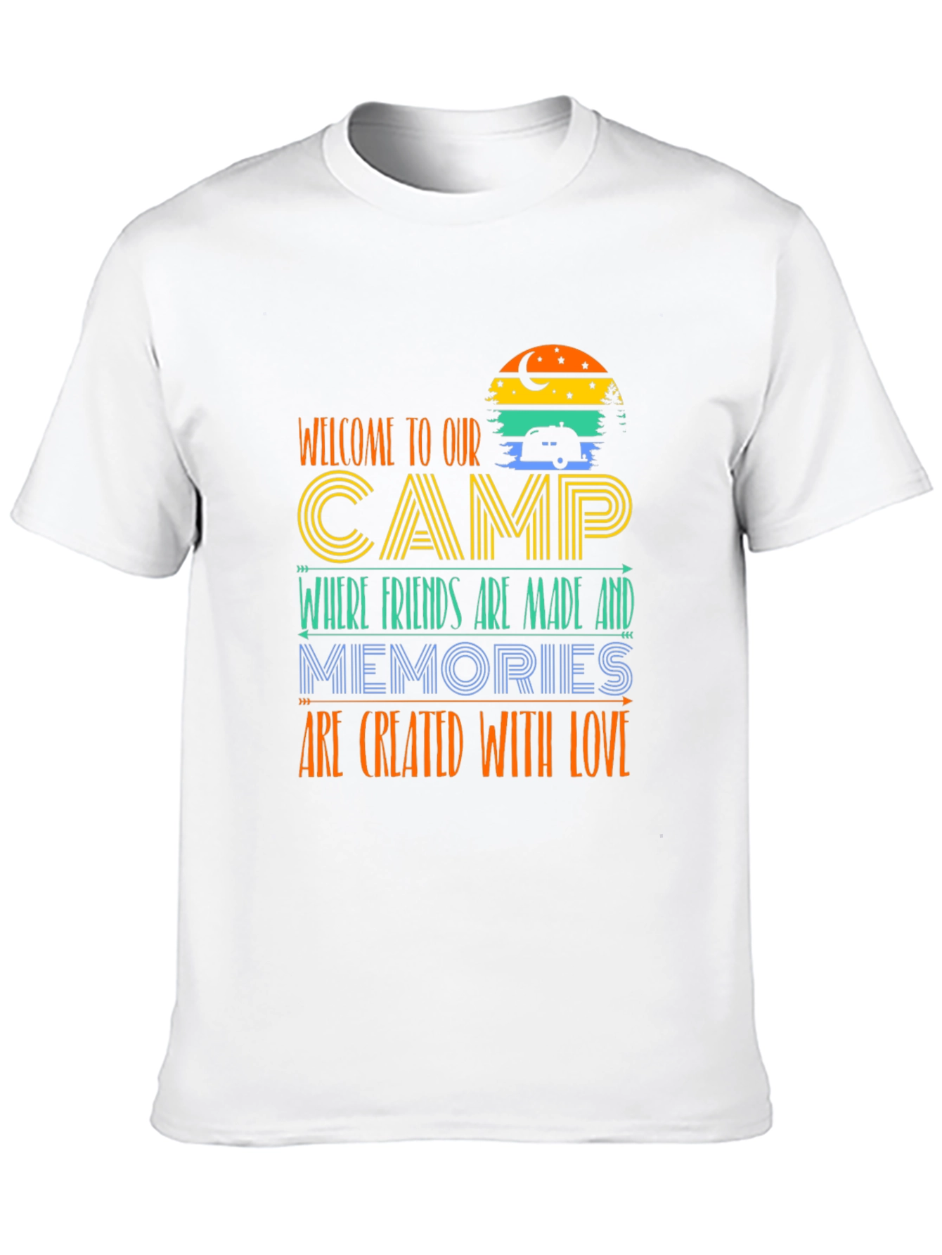 Camping Adventure T-Shirt: Welcome to Our Camp!