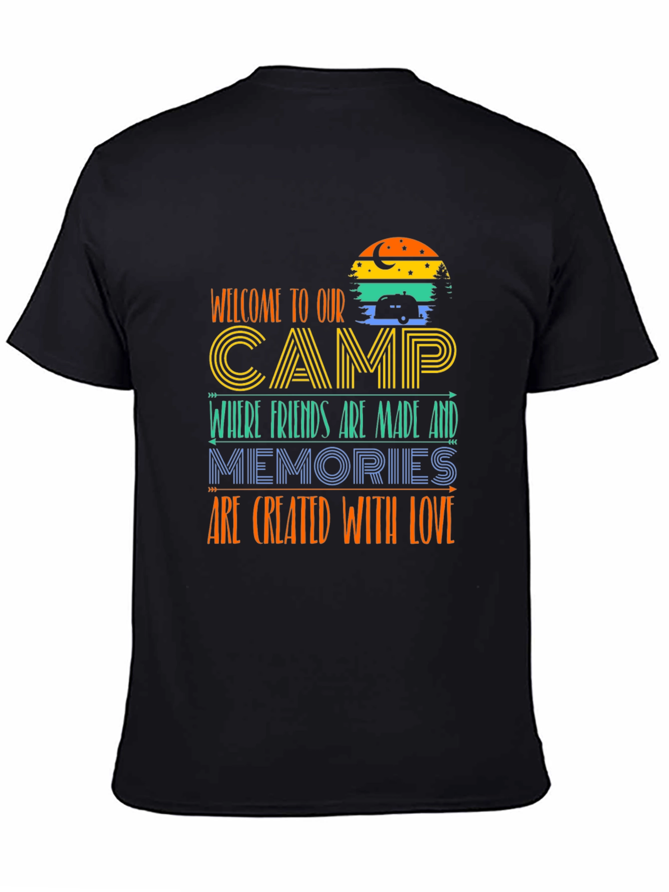 Camping Adventure T-Shirt: Welcome to Our Camp!
