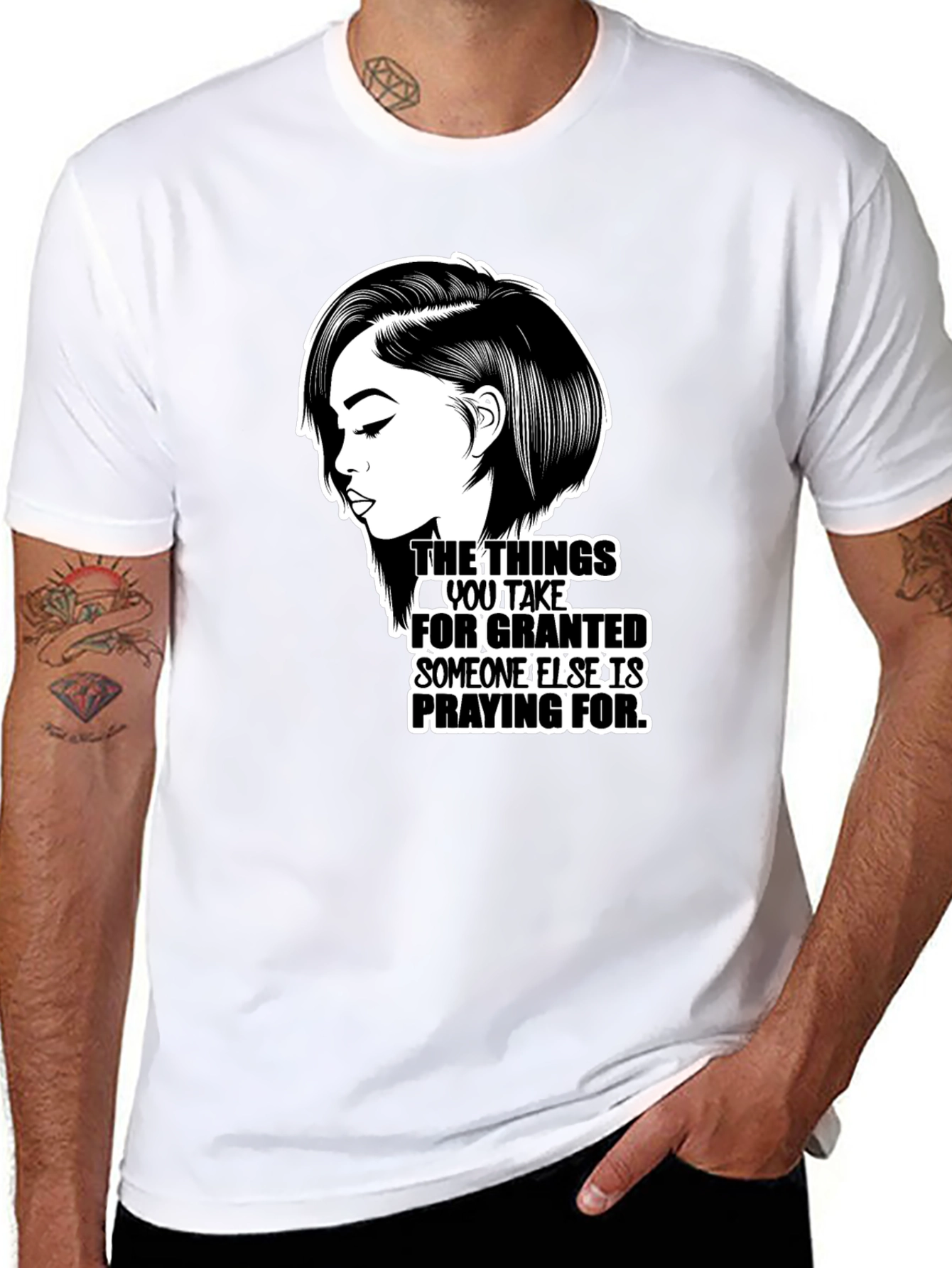 Praying For T-Shirt Black