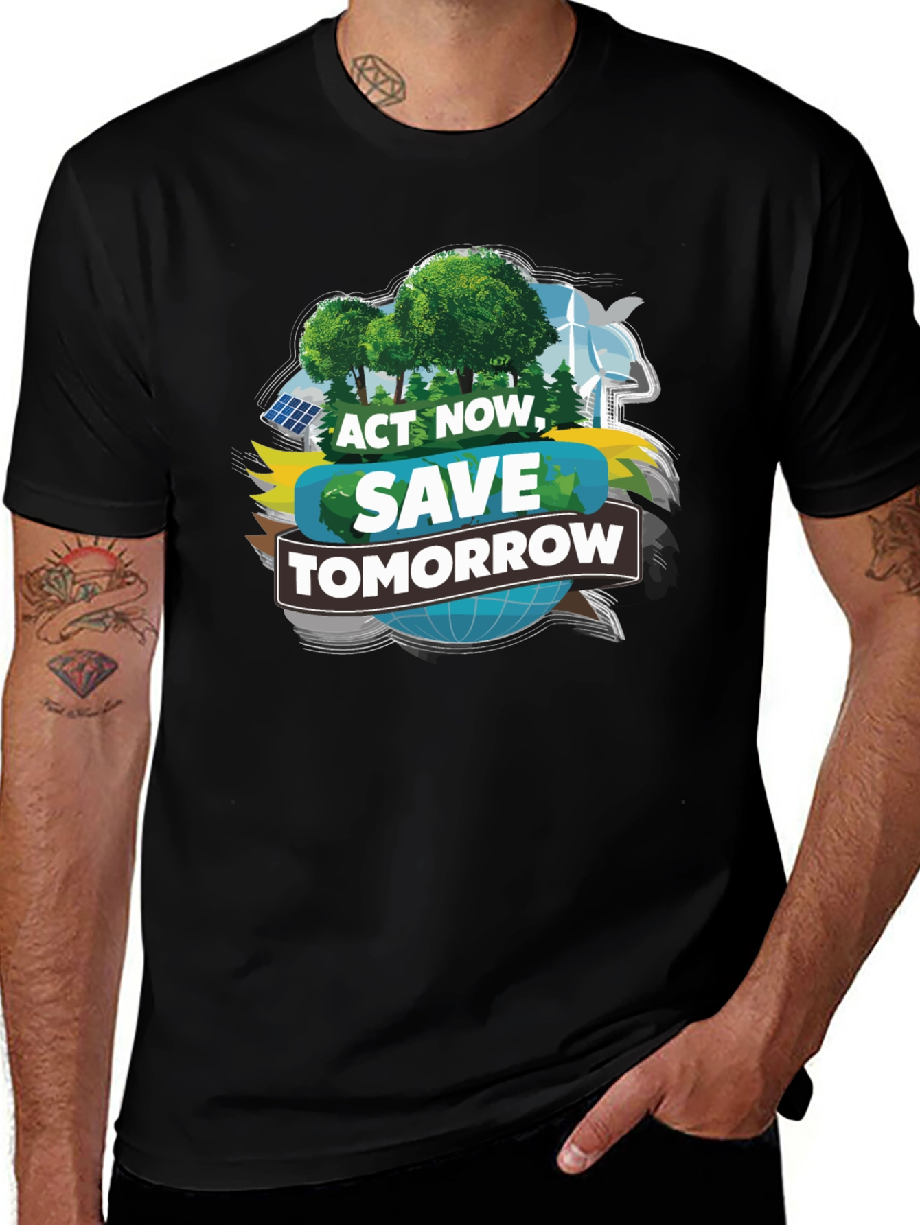 Eco-Friendly Act Now Save Tomorrow T-Shirt