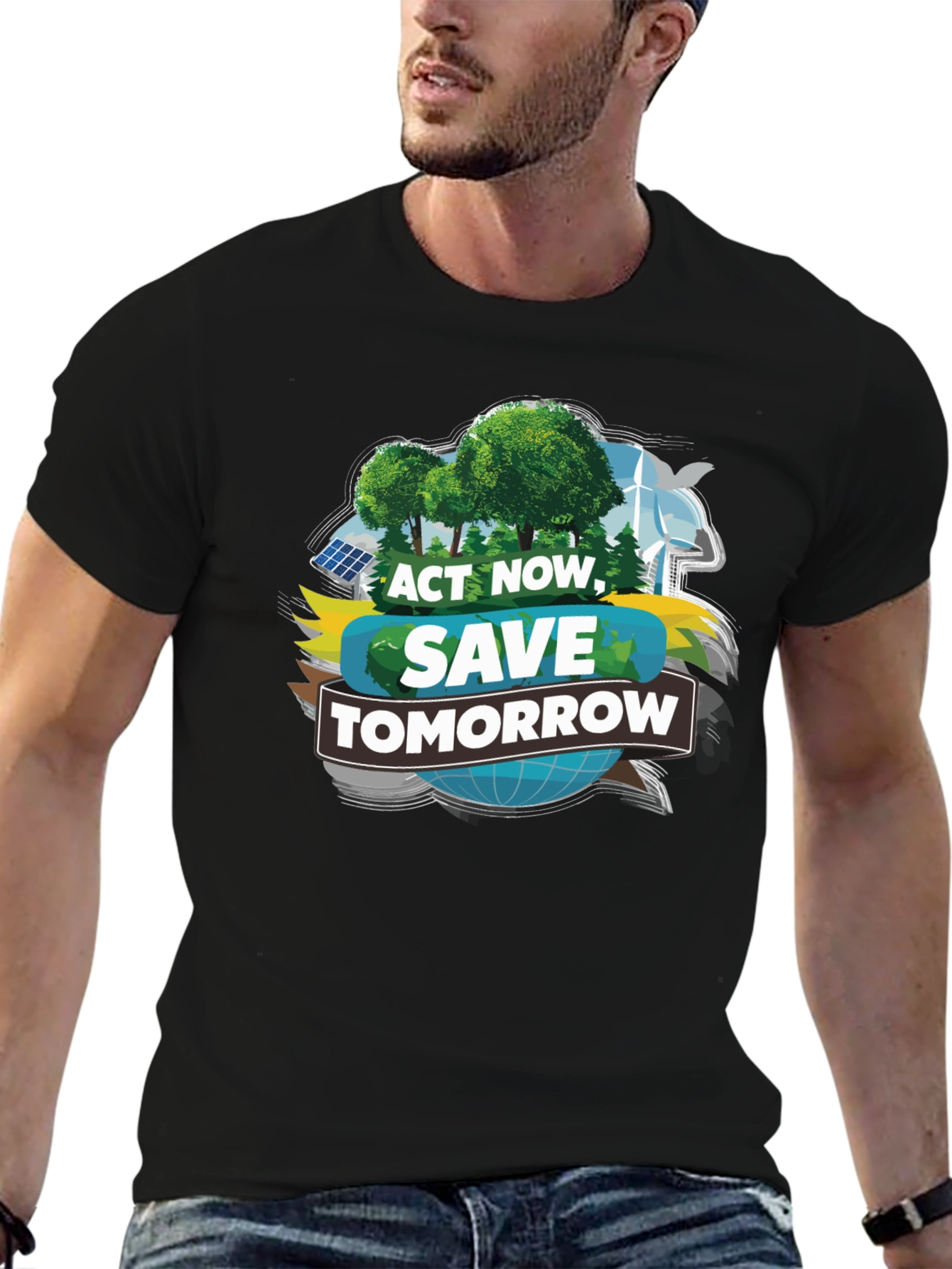 Eco-Friendly Act Now Save Tomorrow T-Shirt