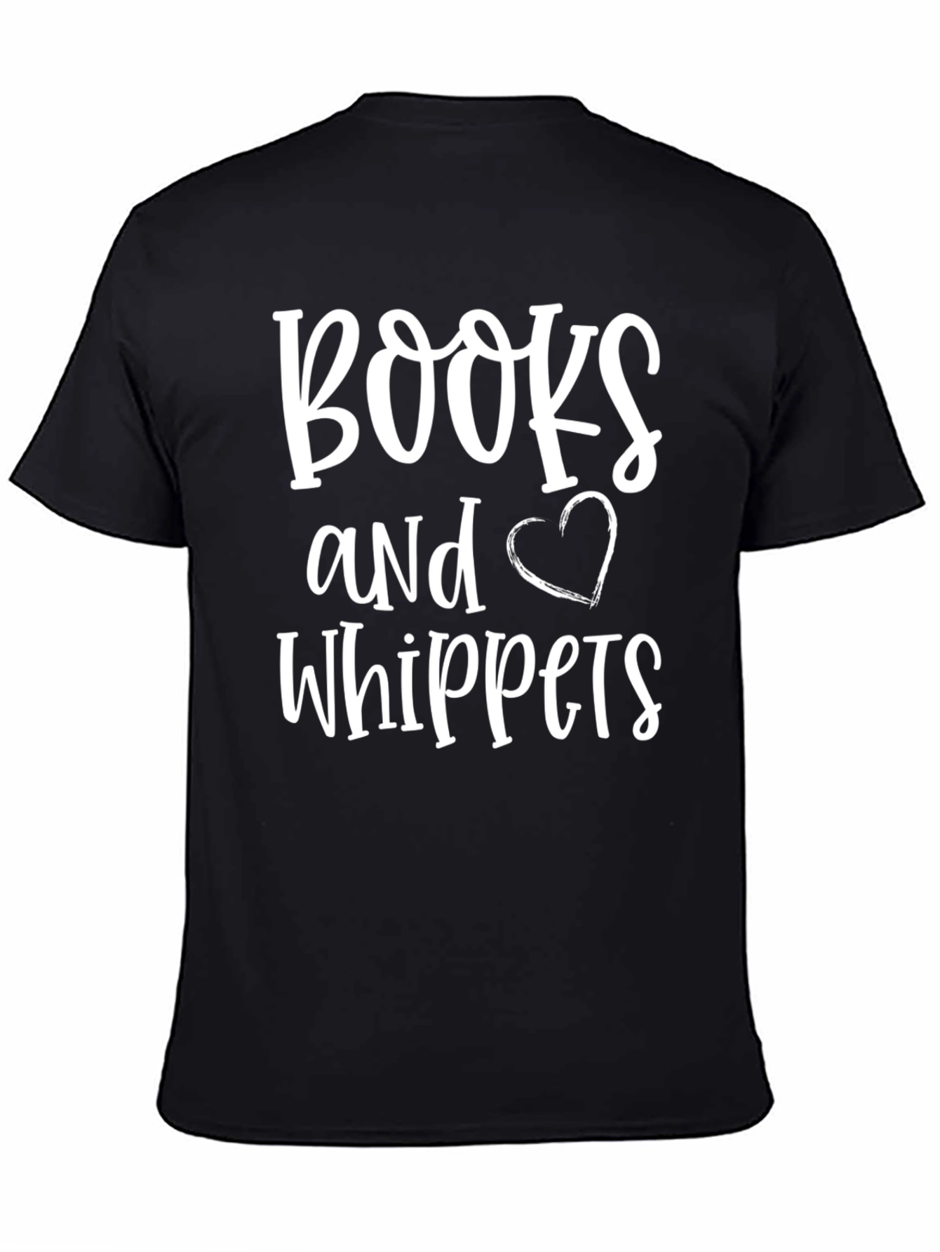 Books and Whippets Graphic Tee