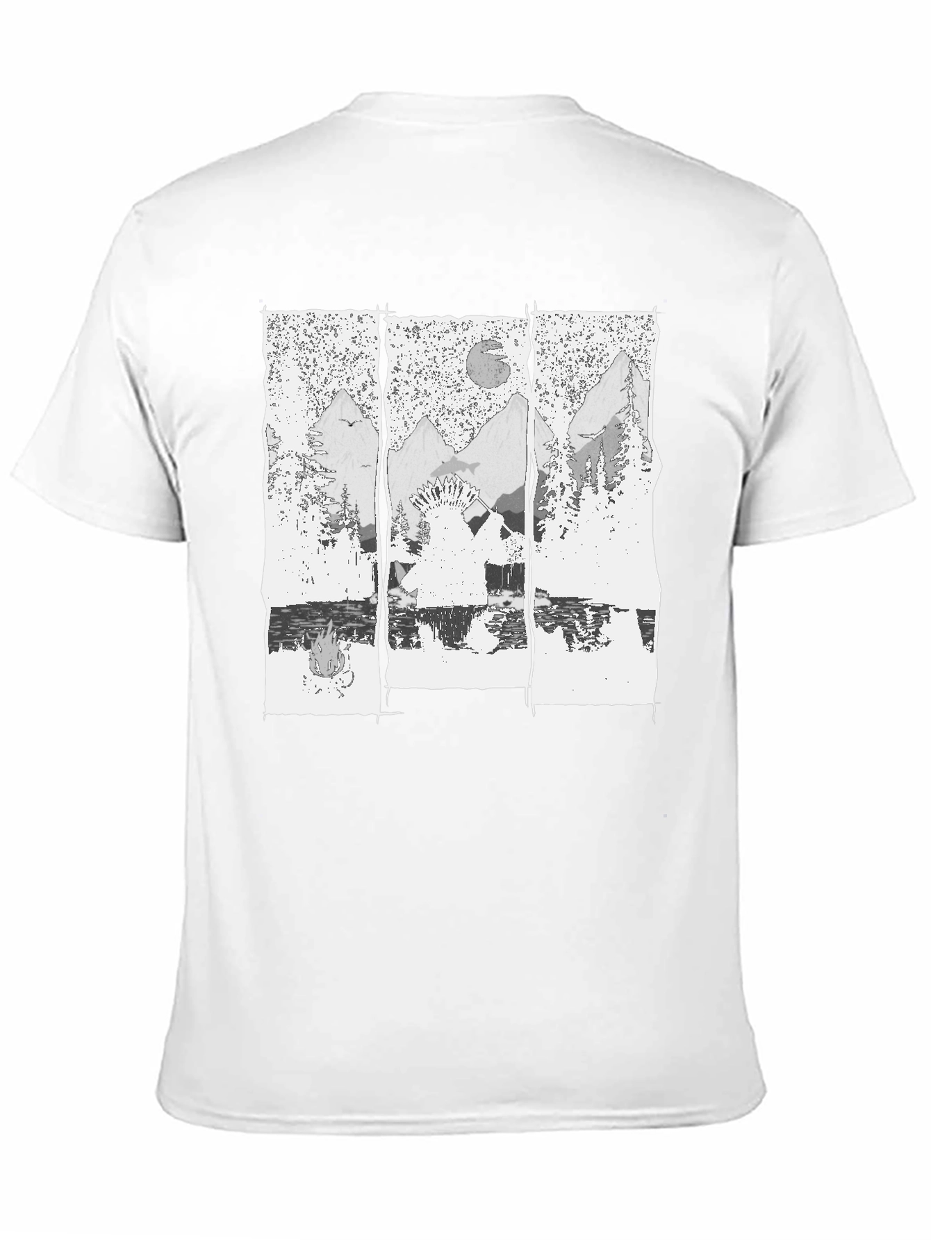 Native American Landscape Graphic Tee