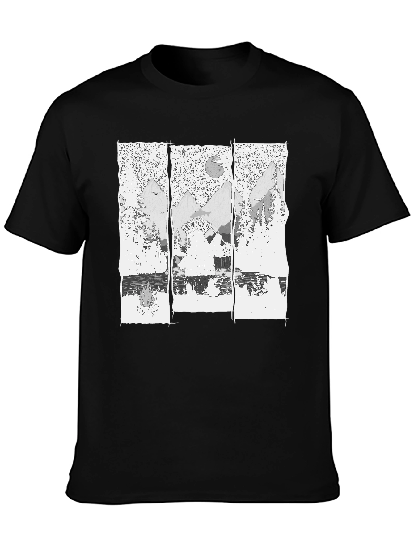 Native American Landscape Graphic Tee
