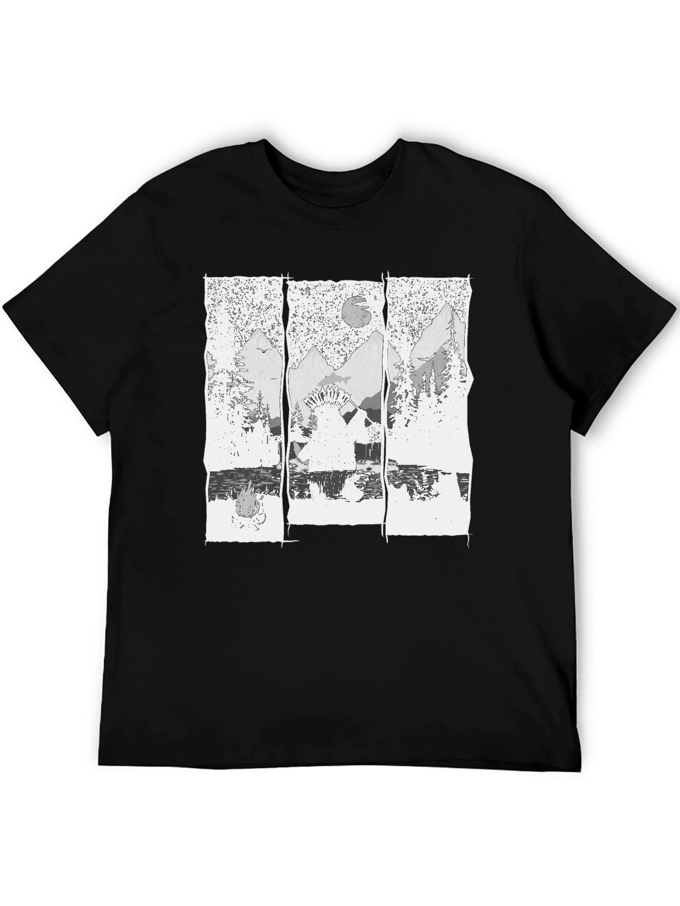 Native American Landscape Graphic Tee