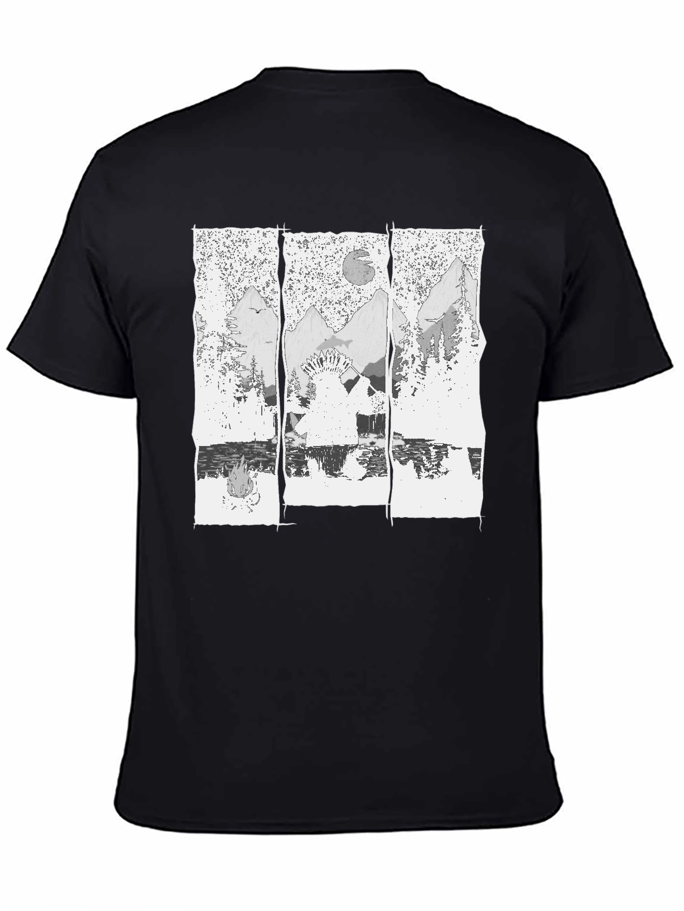Native American Landscape Graphic Tee