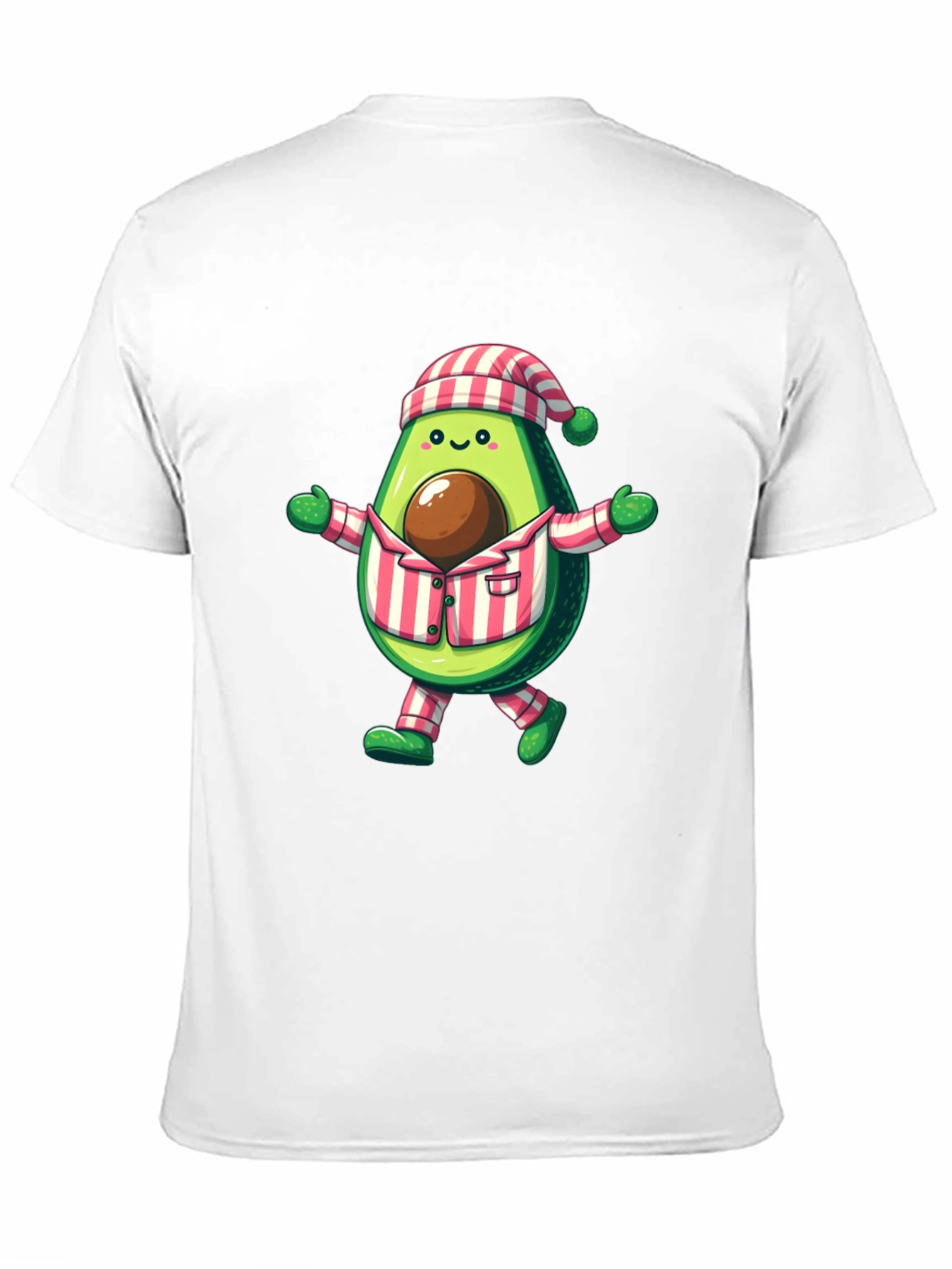 Avocado Pajama T-Shirt - Funny Cartoon Tee