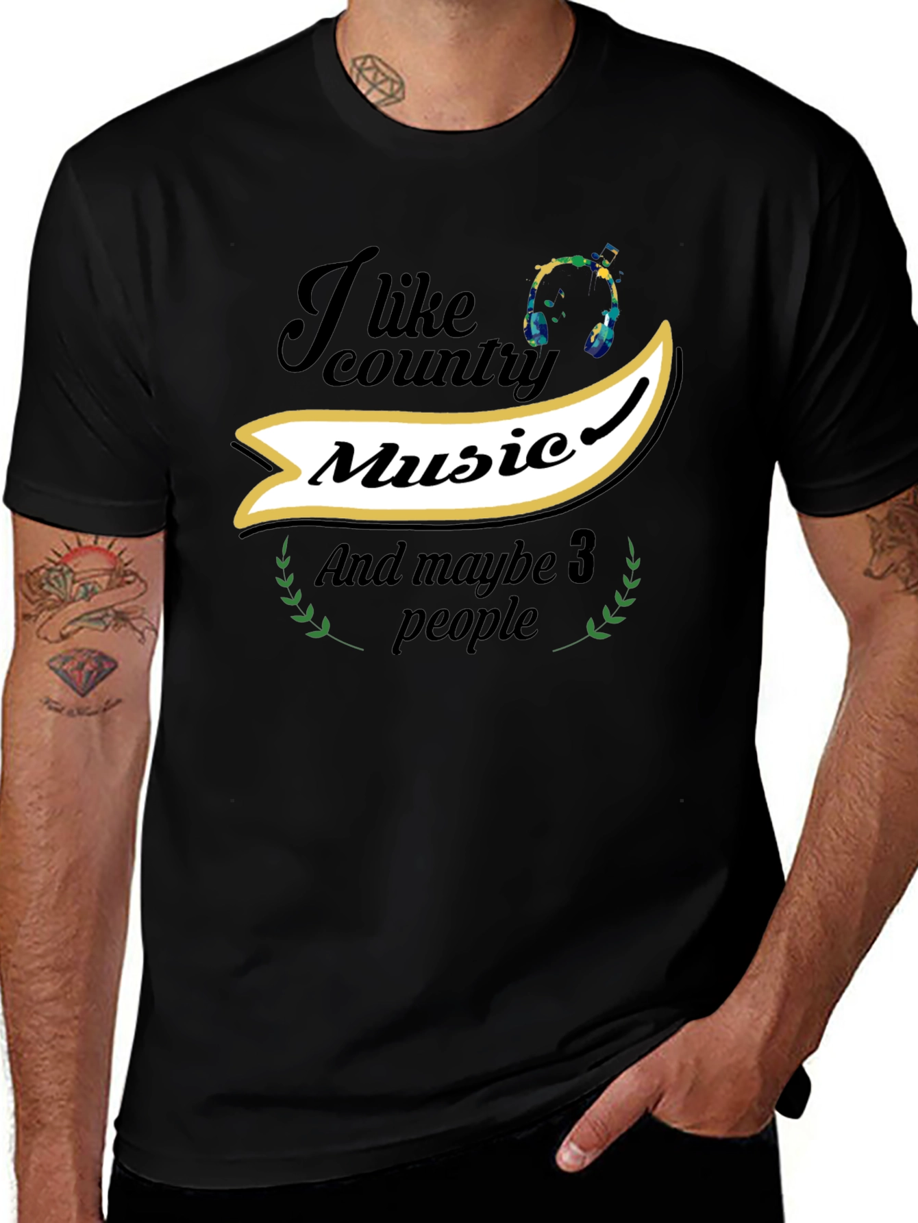 Country Music T-Shirt - I Like Country Music Tee