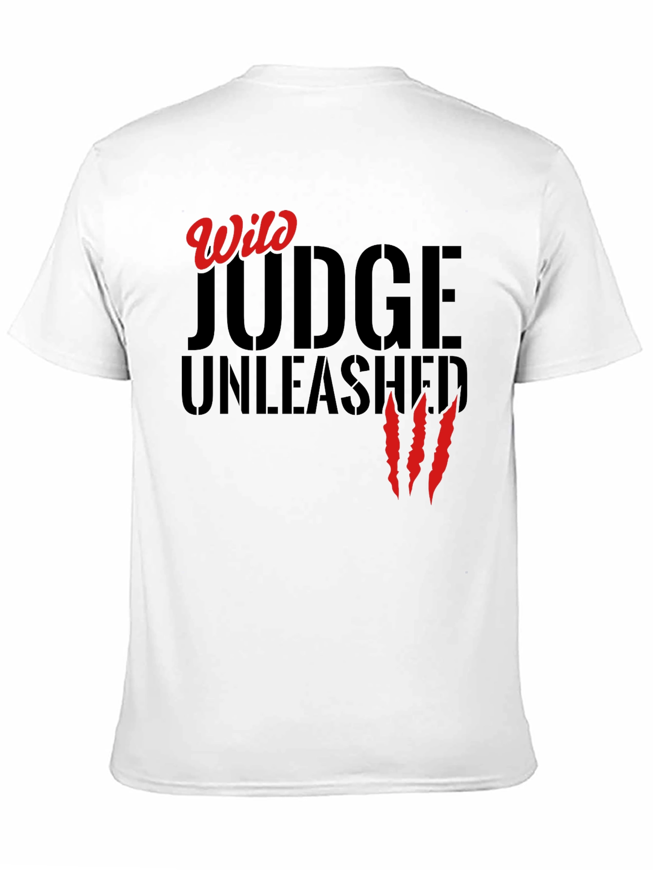 Wild Judge Unleashed Black Graphic Tee