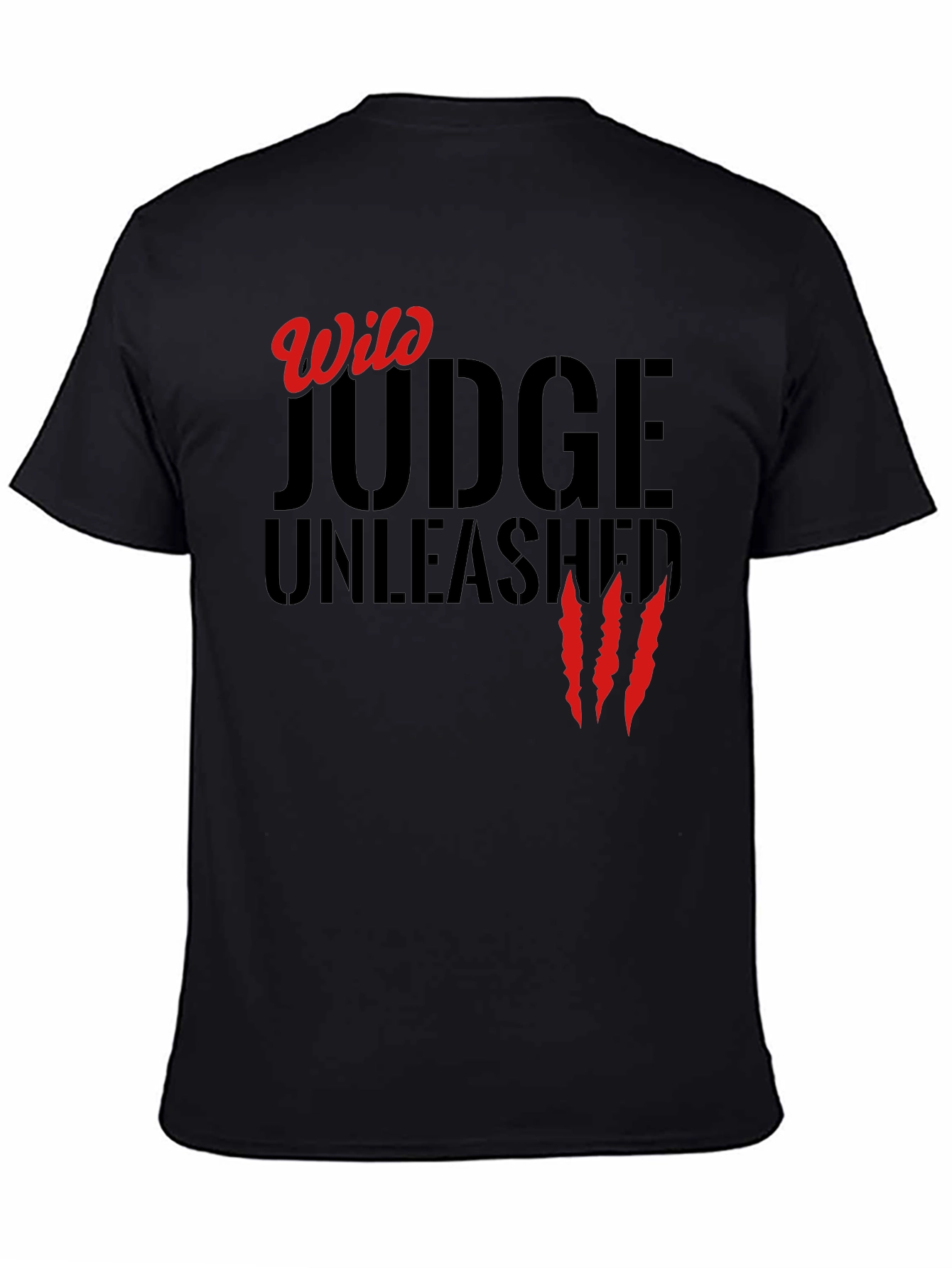 Wild Judge Unleashed Black Graphic Tee