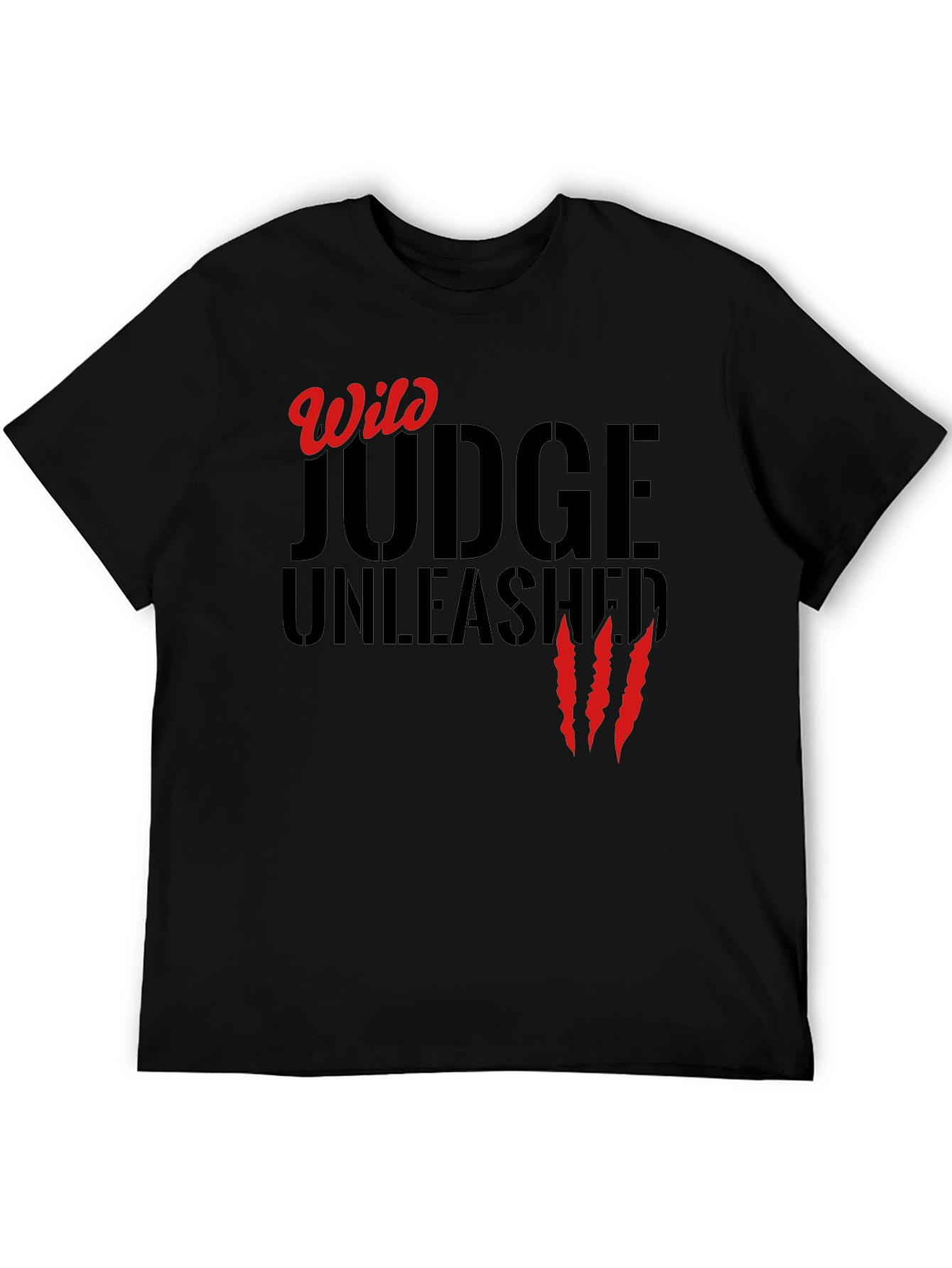 Wild Judge Unleashed Black Graphic Tee