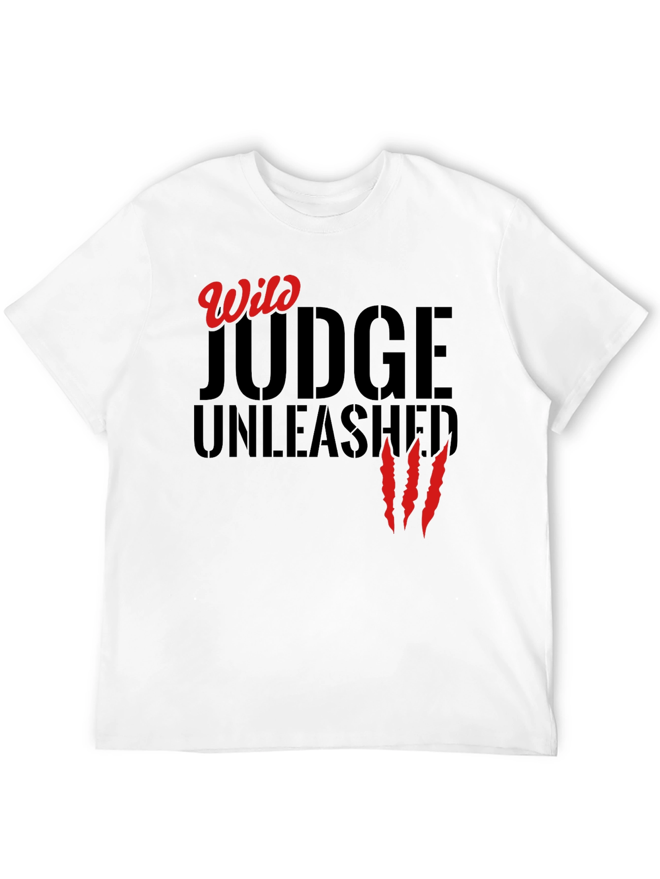 Wild Judge Unleashed Black Graphic Tee
