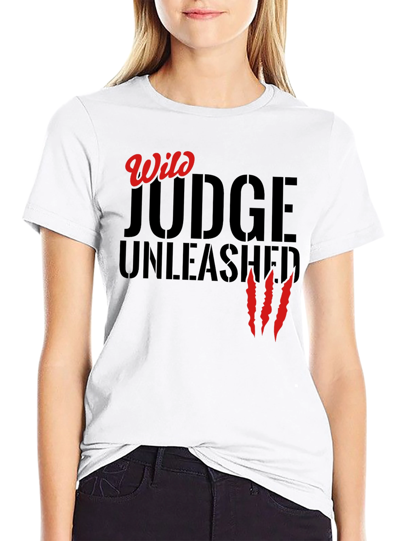 Wild Judge Unleashed Black Graphic Tee