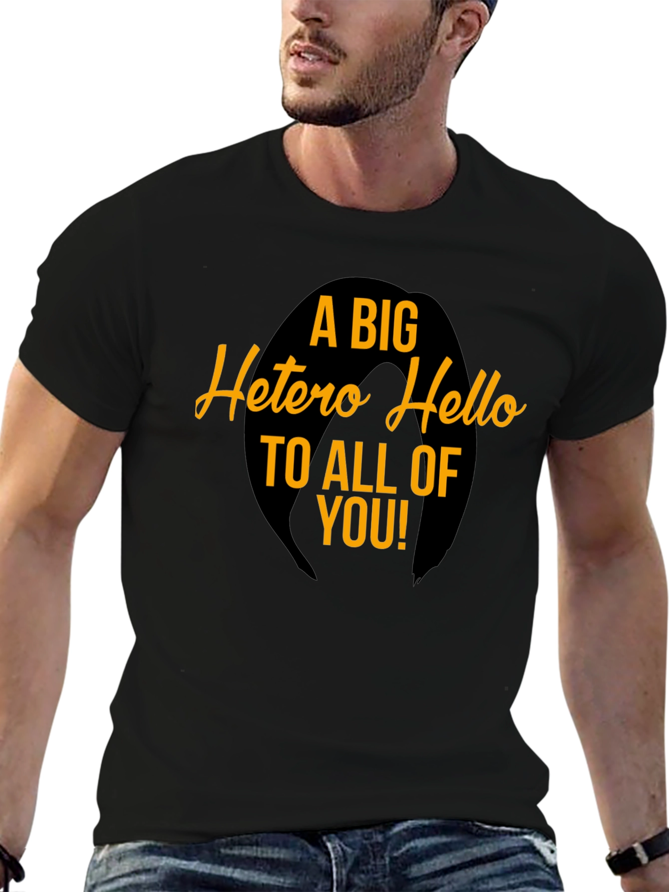 A Big Hetero Hello Graphic Tee