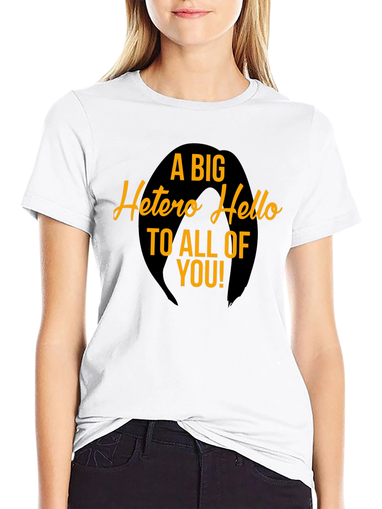 A Big Hetero Hello Graphic Tee