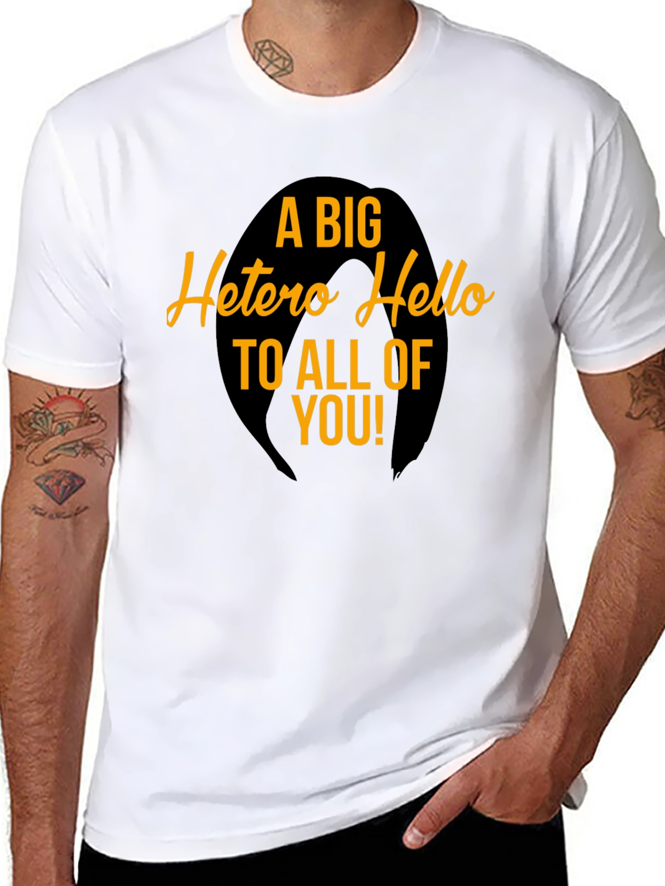 A Big Hetero Hello Graphic Tee