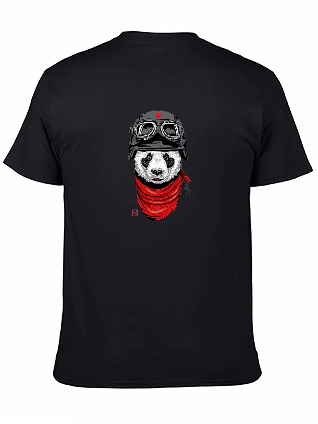 Panda Biker Graphic T-Shirt - Cool & Unique Design