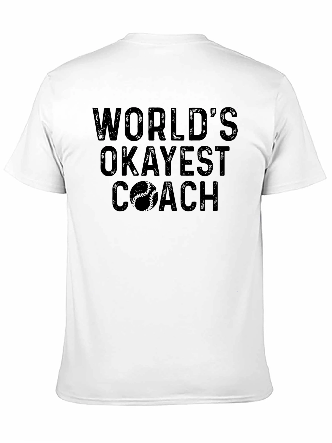 Worlds Okayest Coach T-Shirt - Baseball