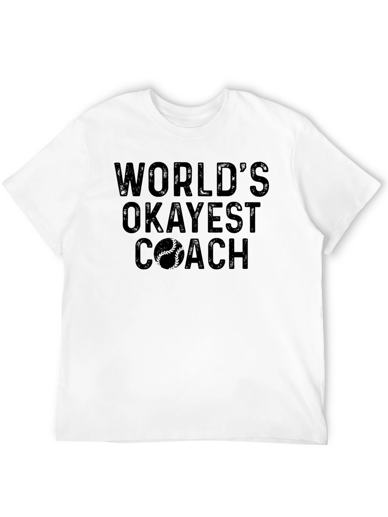 Worlds Okayest Coach T-Shirt - Baseball