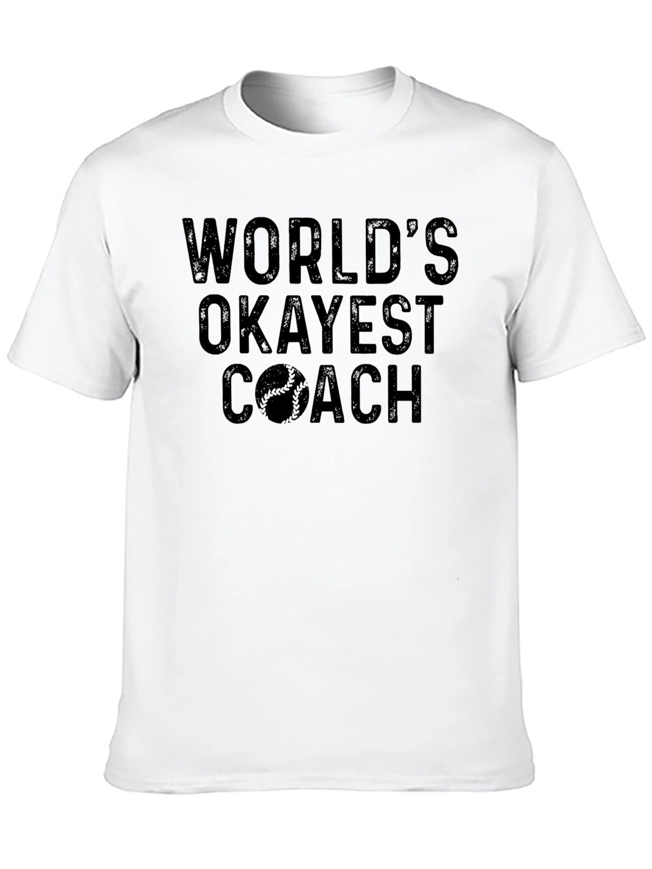 Worlds Okayest Coach T-Shirt - Baseball