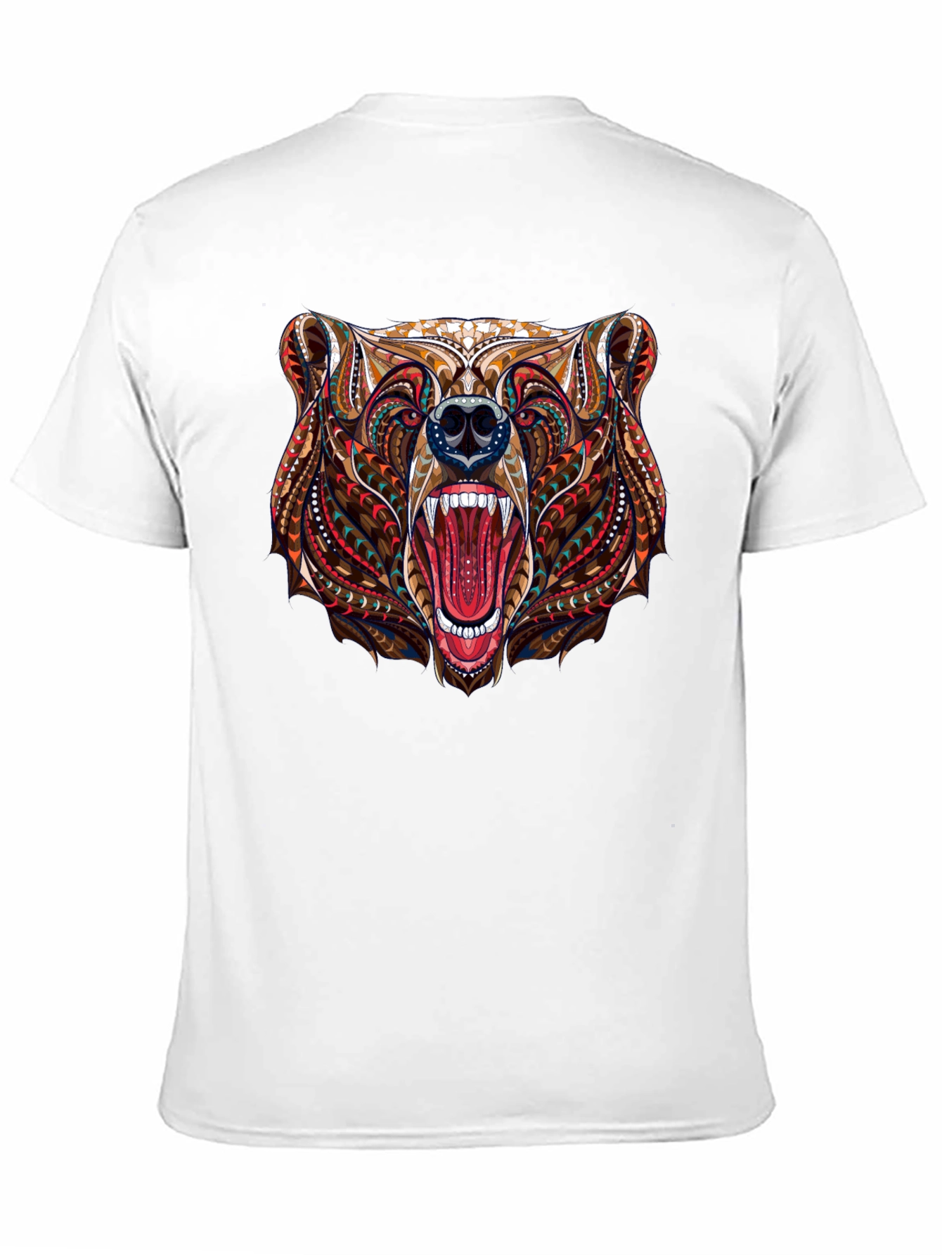 Bear Head Graphic Black T-Shirt