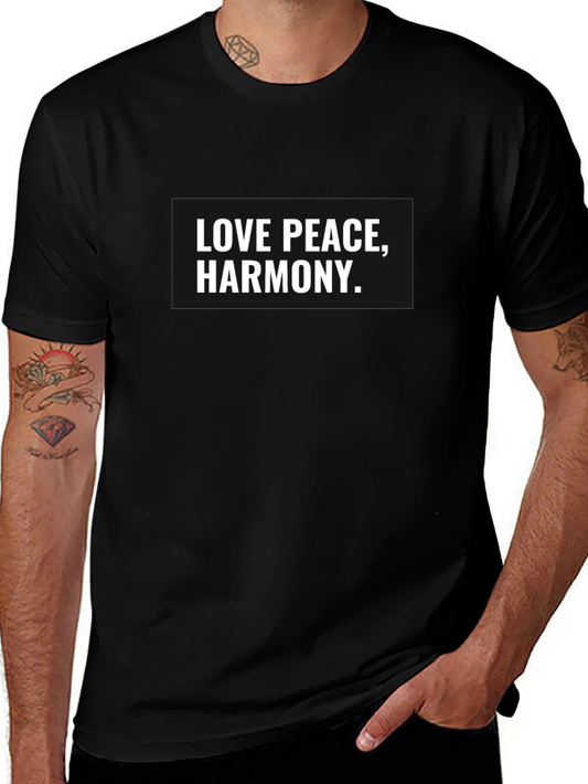 Love Peace Harmony Graphic T-Shirt