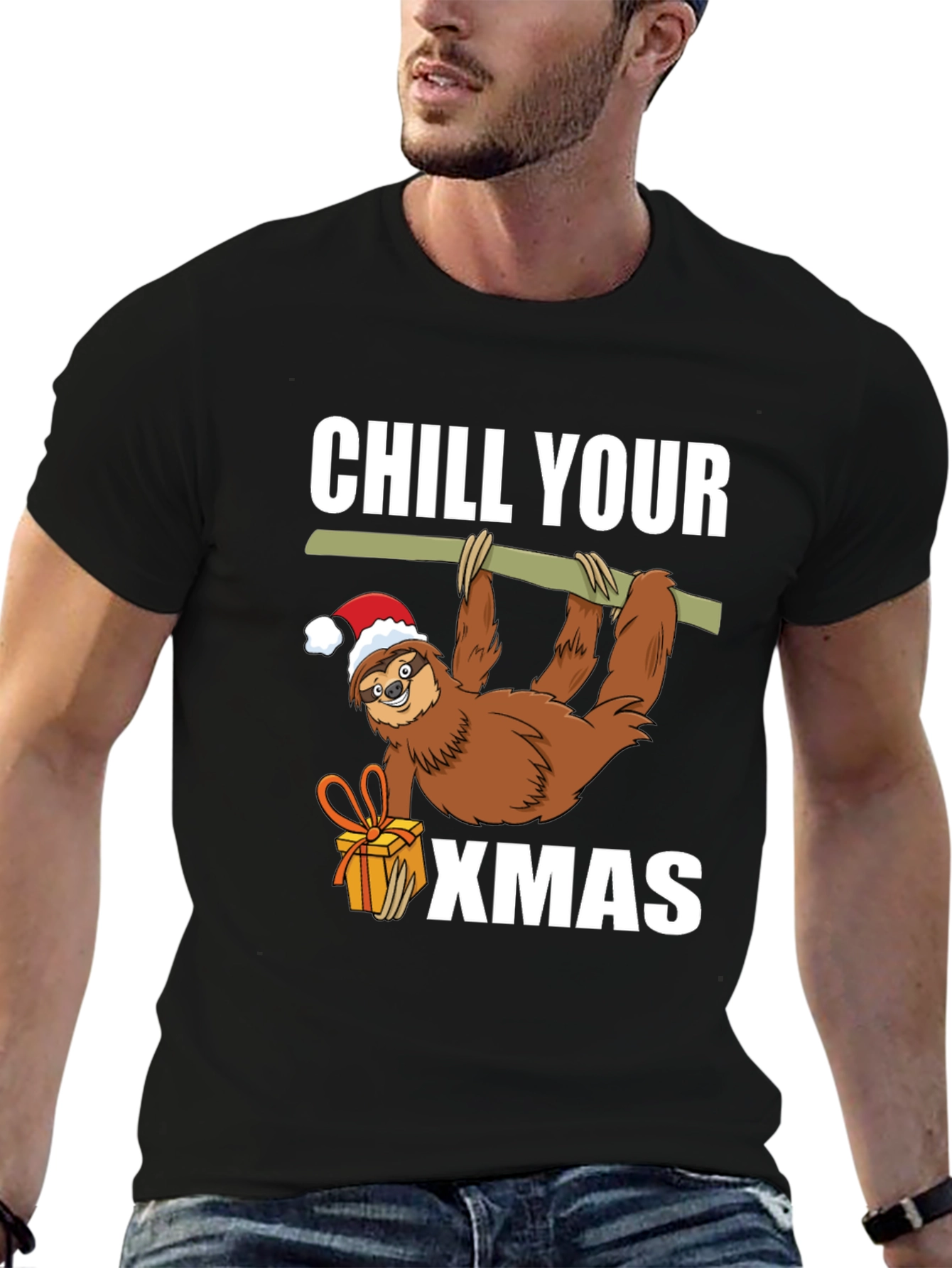 Chill Your Xmas Sloth Tee