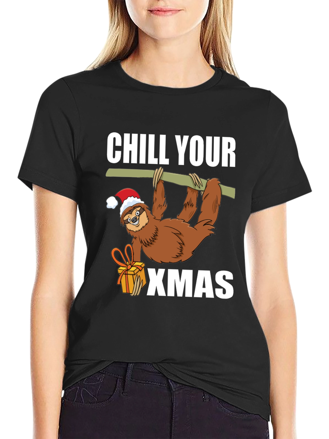 Chill Your Xmas Sloth Tee