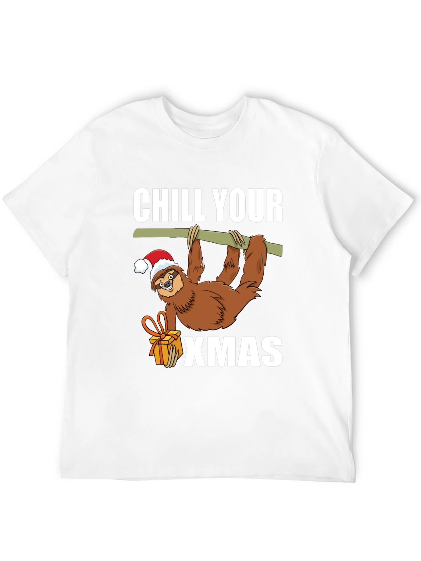 Chill Your Xmas Sloth Tee
