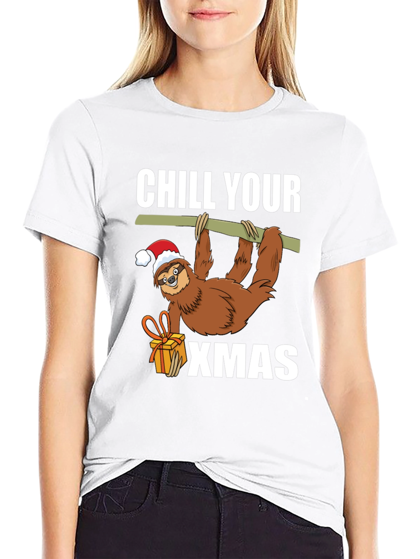 Chill Your Xmas Sloth Tee