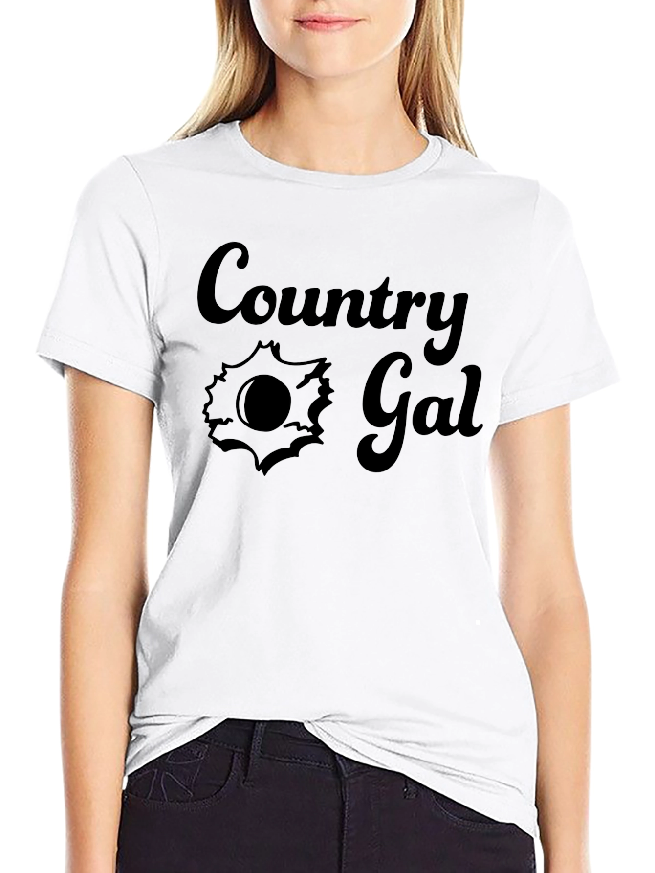 Country Gal T-Shirt - Black