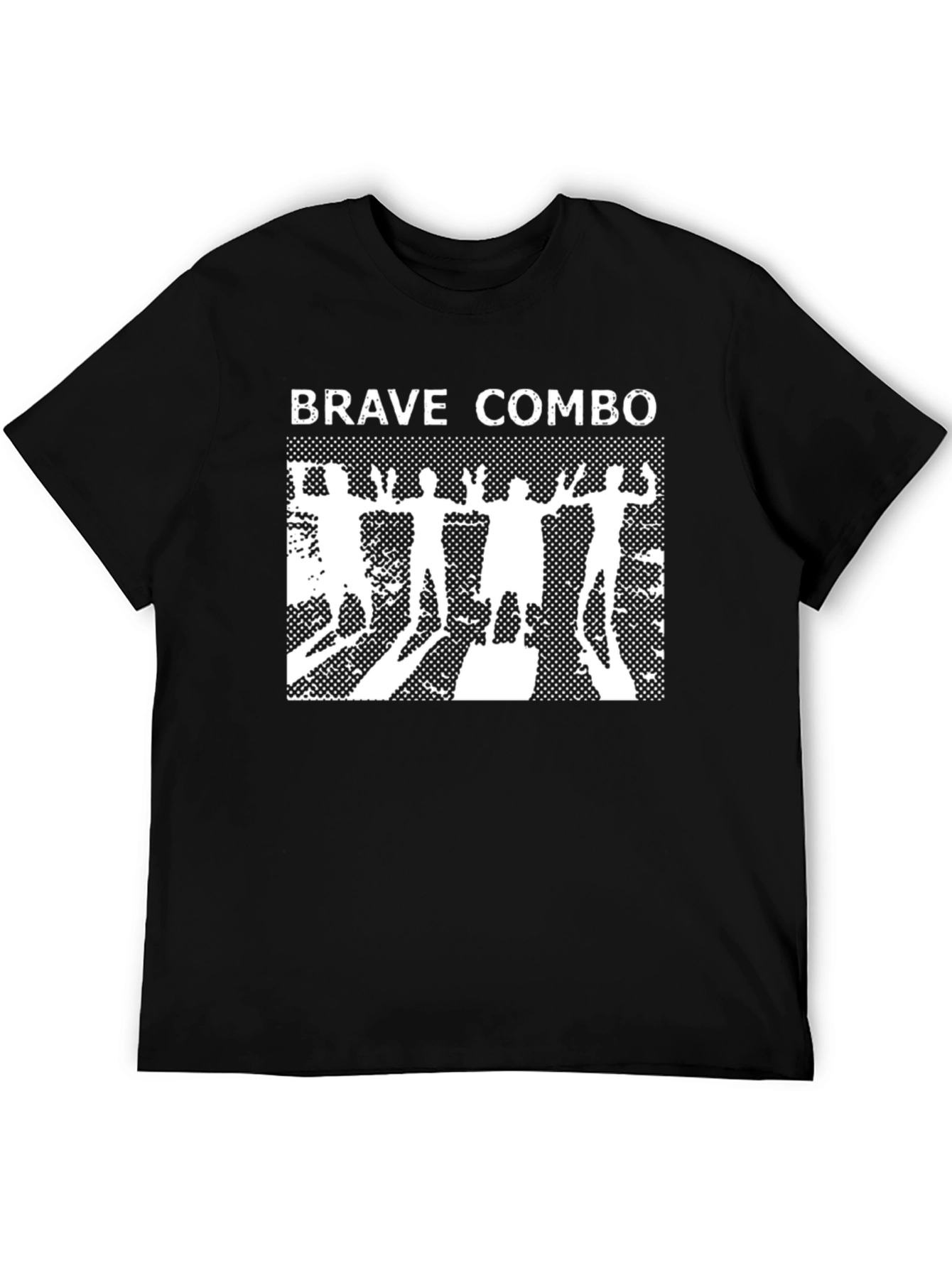 Brave Combo Graphic Tee - Black Cotton T-Shirt