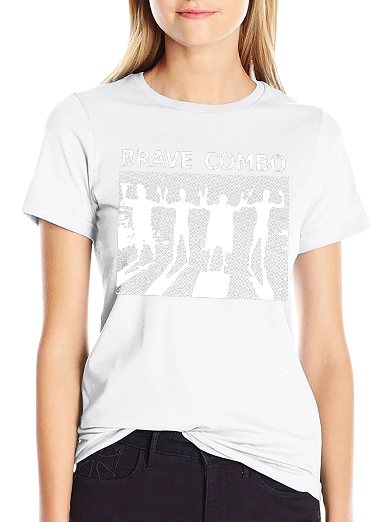 Brave Combo Graphic Tee - Black Cotton T-Shirt