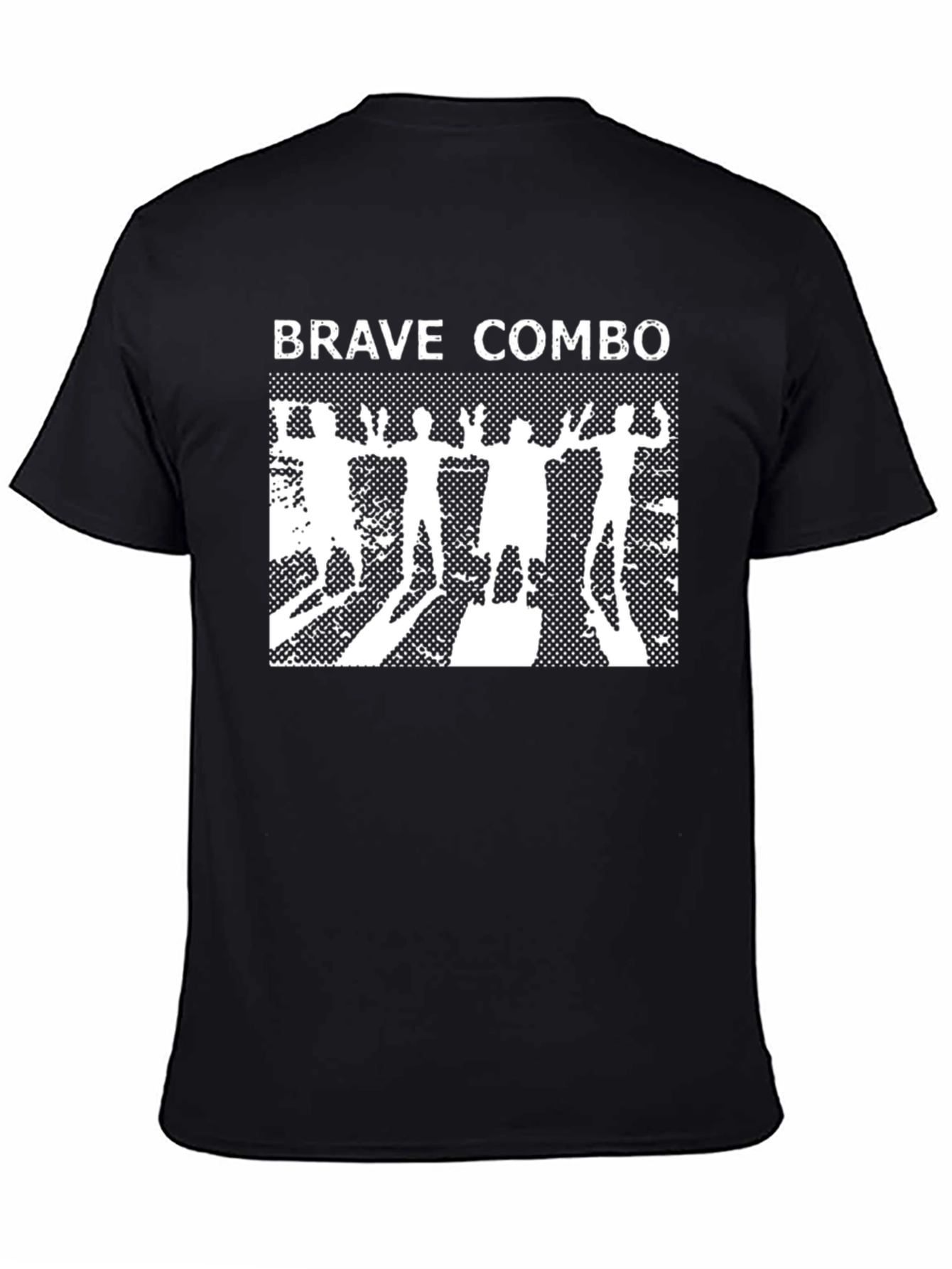 Brave Combo Graphic Tee - Black Cotton T-Shirt