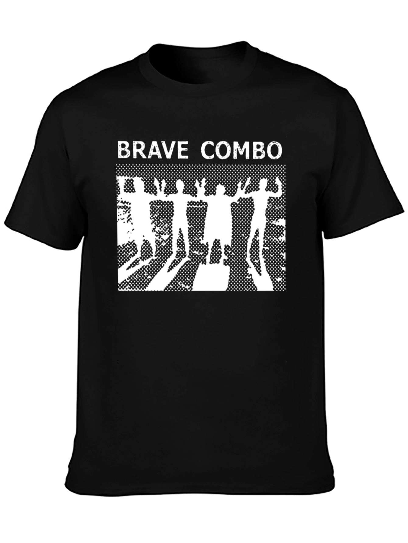 Brave Combo Graphic Tee - Black Cotton T-Shirt