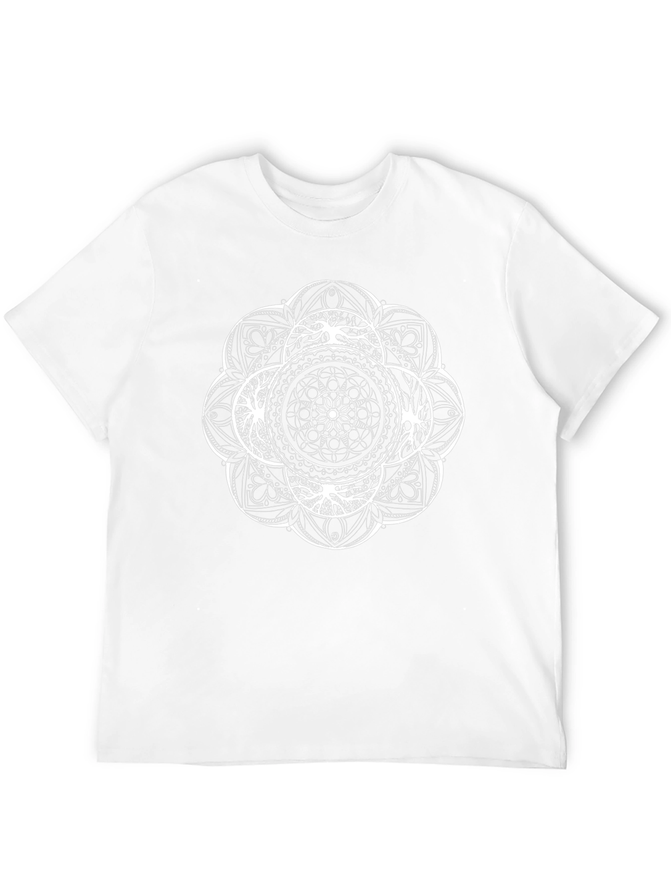 Mandala Tree of Life Graphic Tee - Black