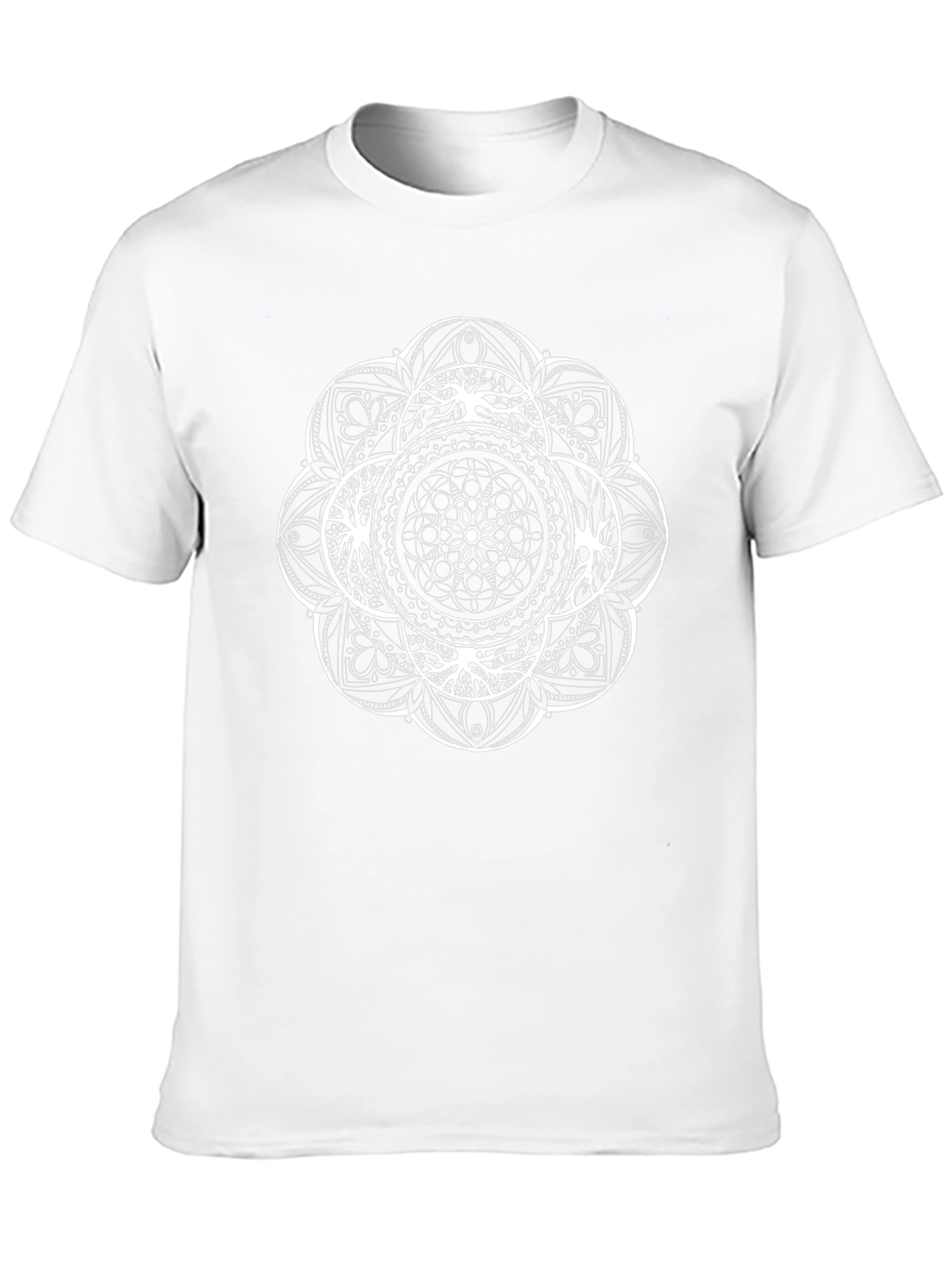 Mandala Tree of Life Graphic Tee - Black