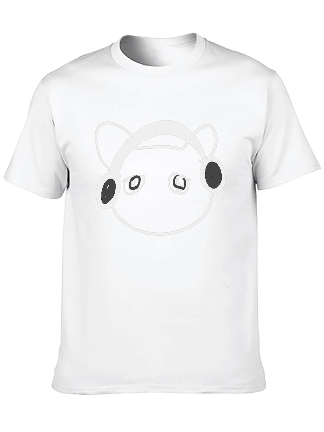 Cool Cat Headphones Graphic T-Shirt