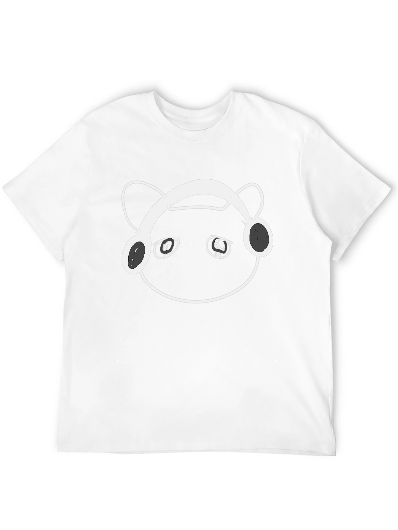 Cool Cat Headphones Graphic T-Shirt