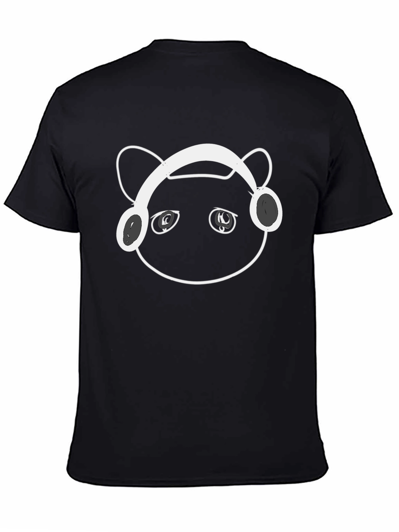 Cool Cat Headphones Graphic T-Shirt