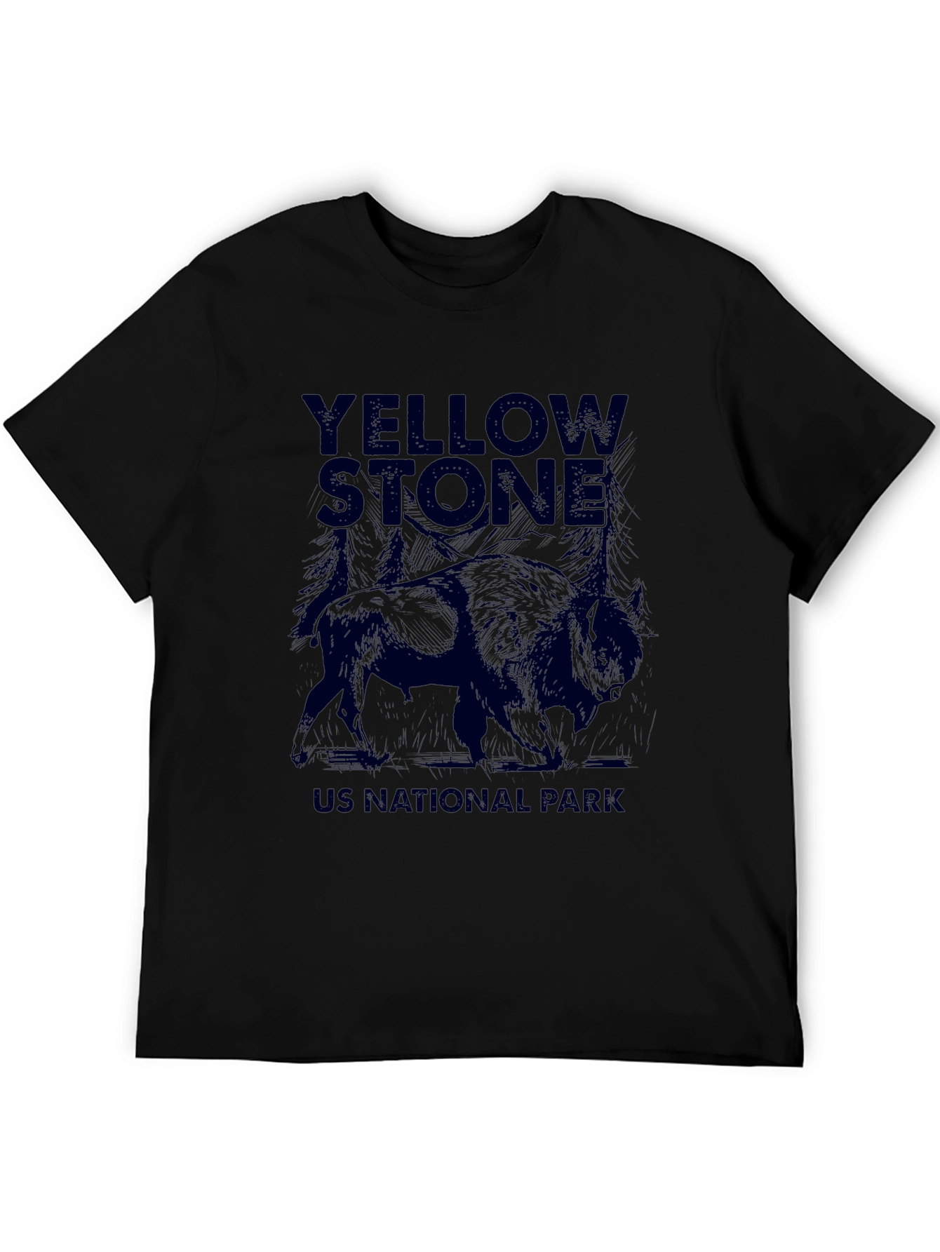 Yellowstone National Park Bison Graphic Tee