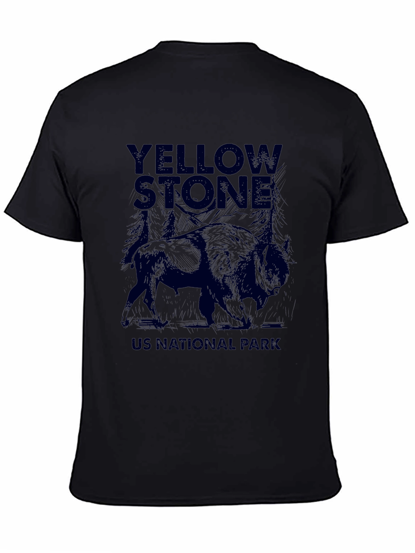 Yellowstone National Park Bison Graphic Tee