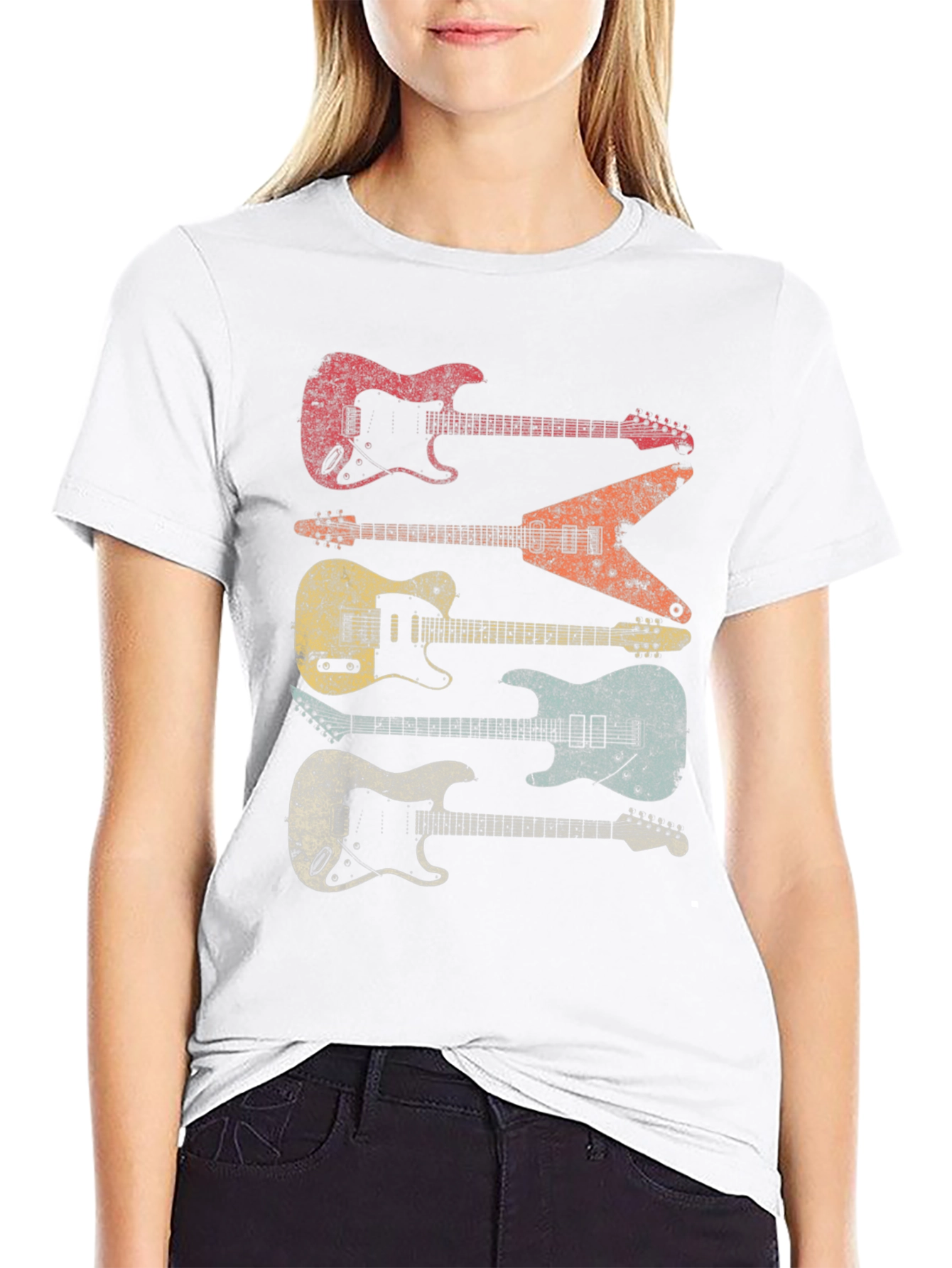 Retro Electric Guitar T-Shirt