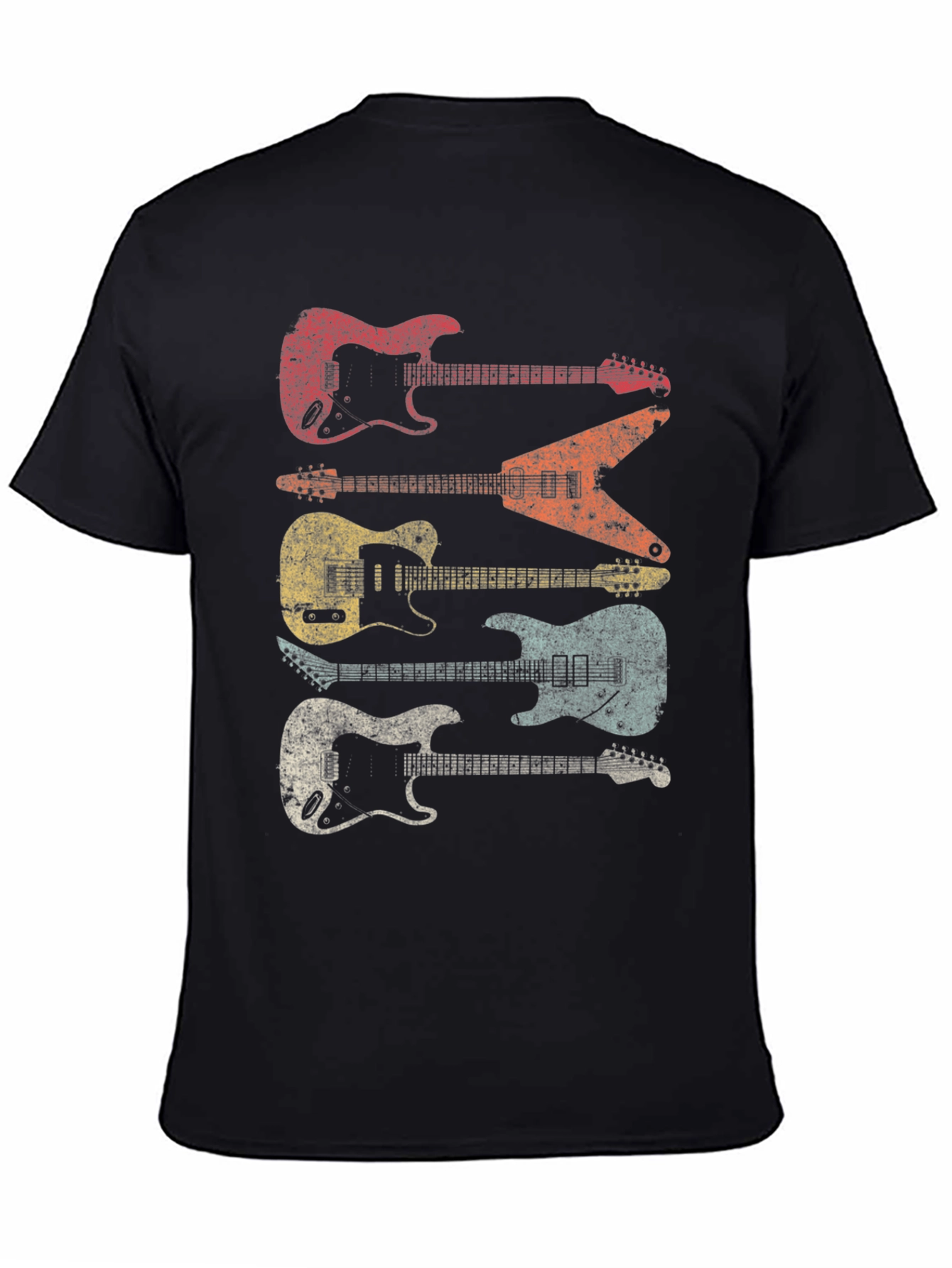 Retro Electric Guitar T-Shirt